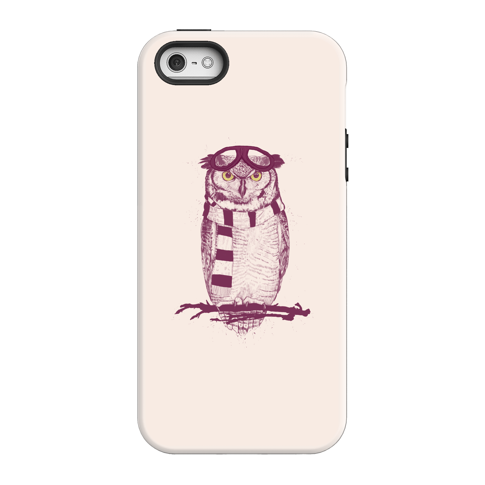 Balazs Solti Winter Owl Phone Case for iPhone and Android - iPhone 5/5s - Tough Case - Gloss