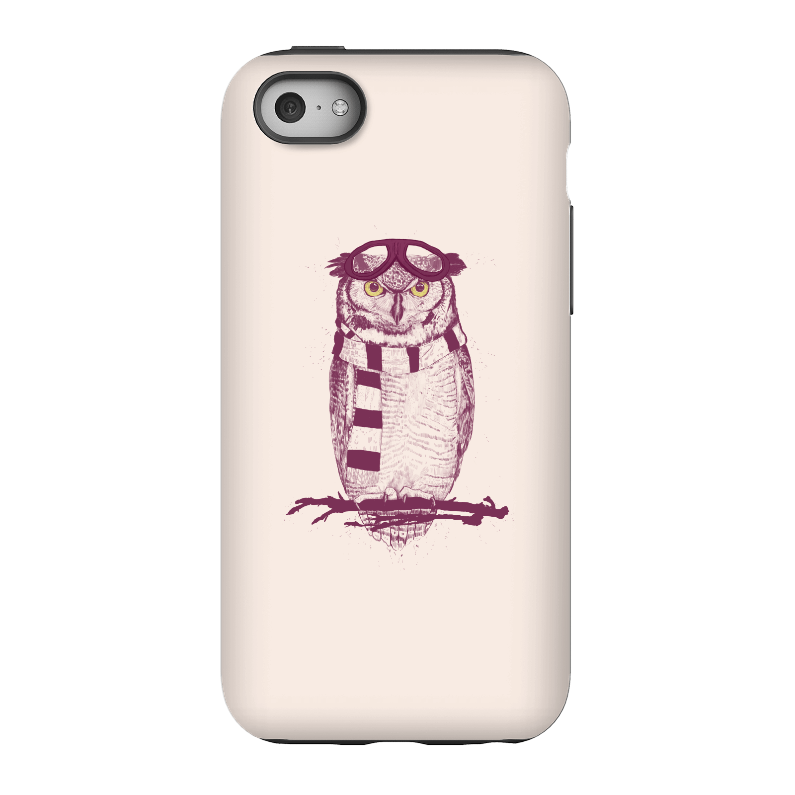 Balazs Solti Winter Owl Phone Case for iPhone and Android - iPhone 5C - Tough Case - Gloss