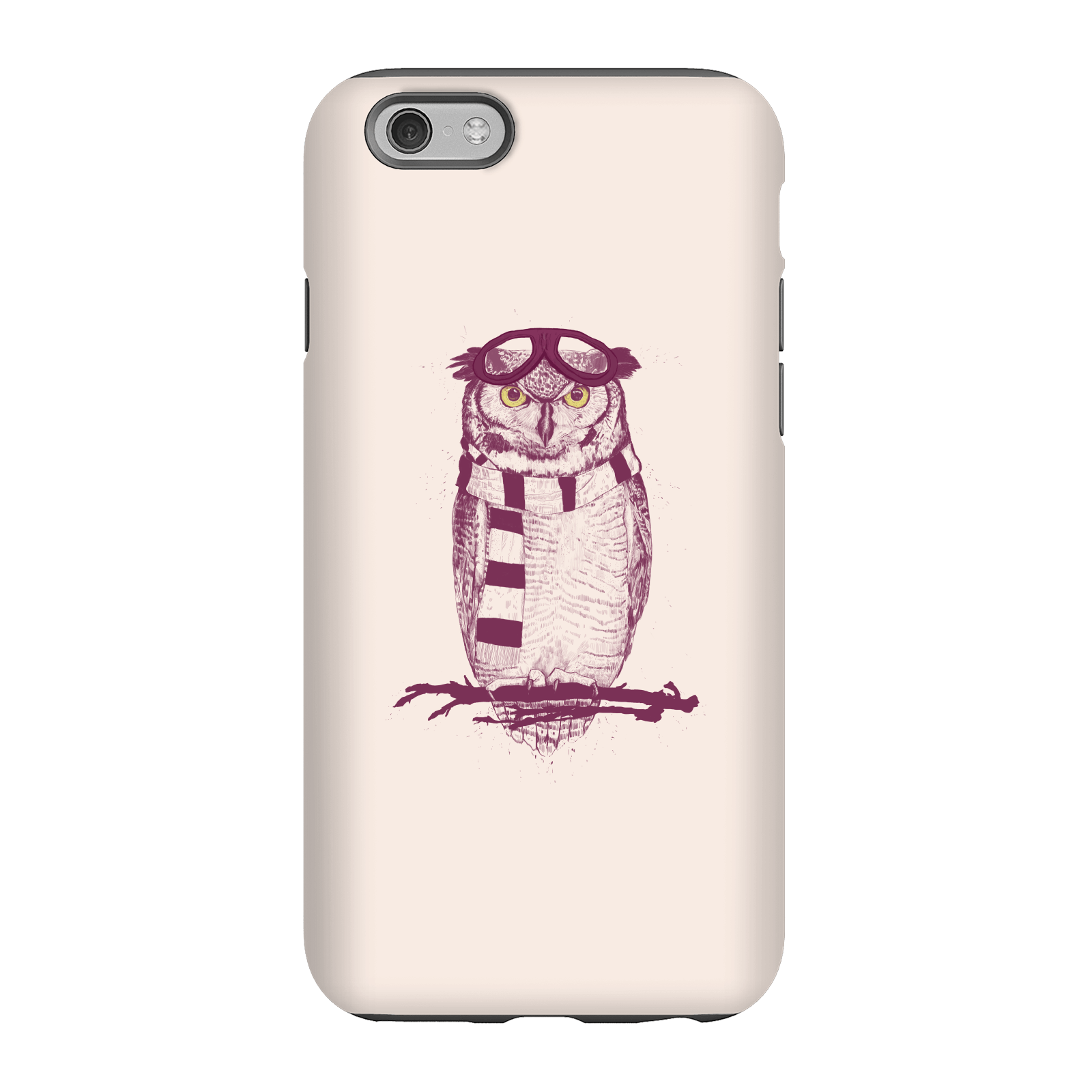 Balazs Solti Winter Owl Phone Case for iPhone and Android - iPhone 6 - Tough Case - Gloss