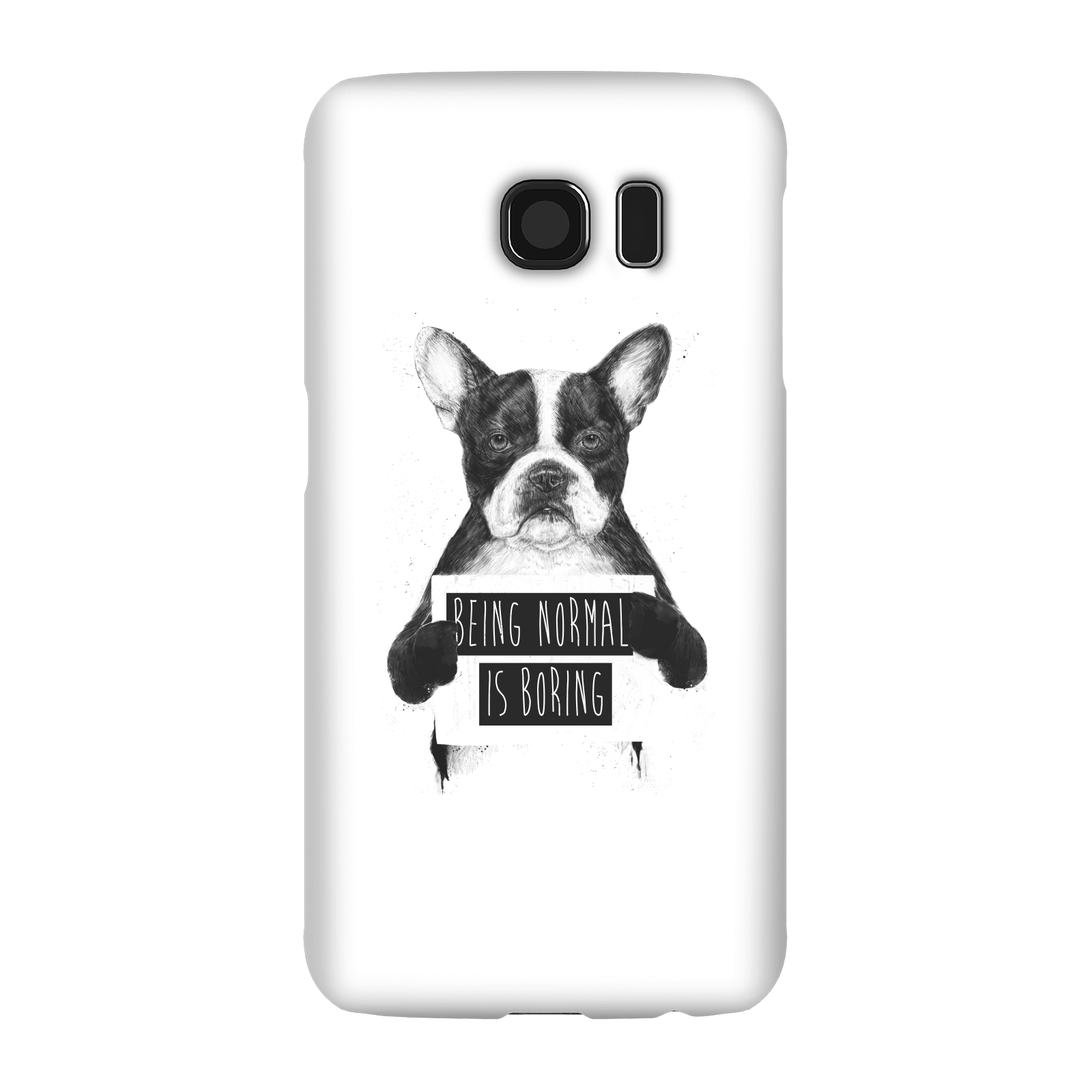 Balazs Solti Being Normal Is Boring Phone Case for iPhone and Android - Samsung S6 - Snap Case - Matte