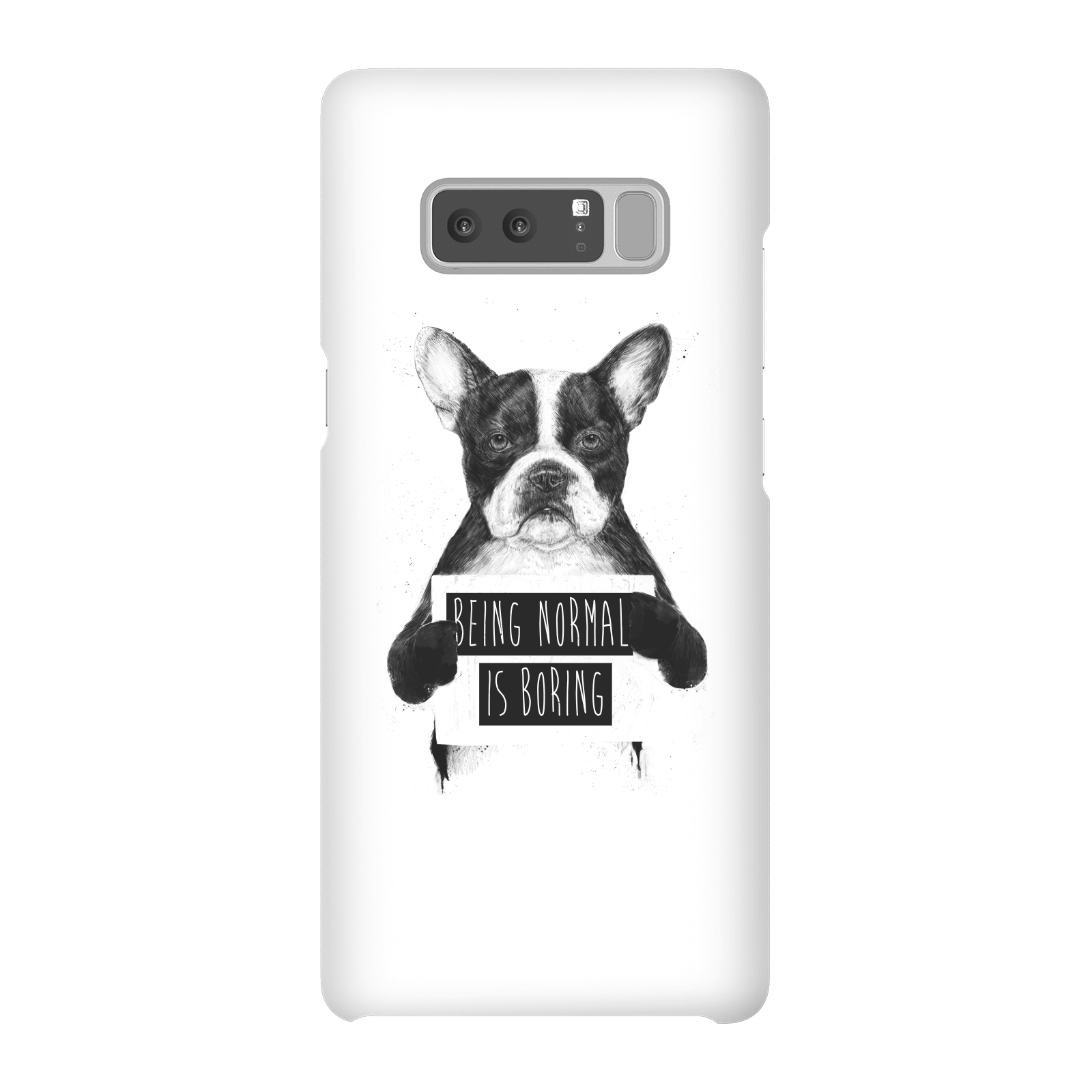 Balazs Solti Being Normal Is Boring Phone Case for iPhone and Android - Samsung Note 8 - Snap Case - Matte