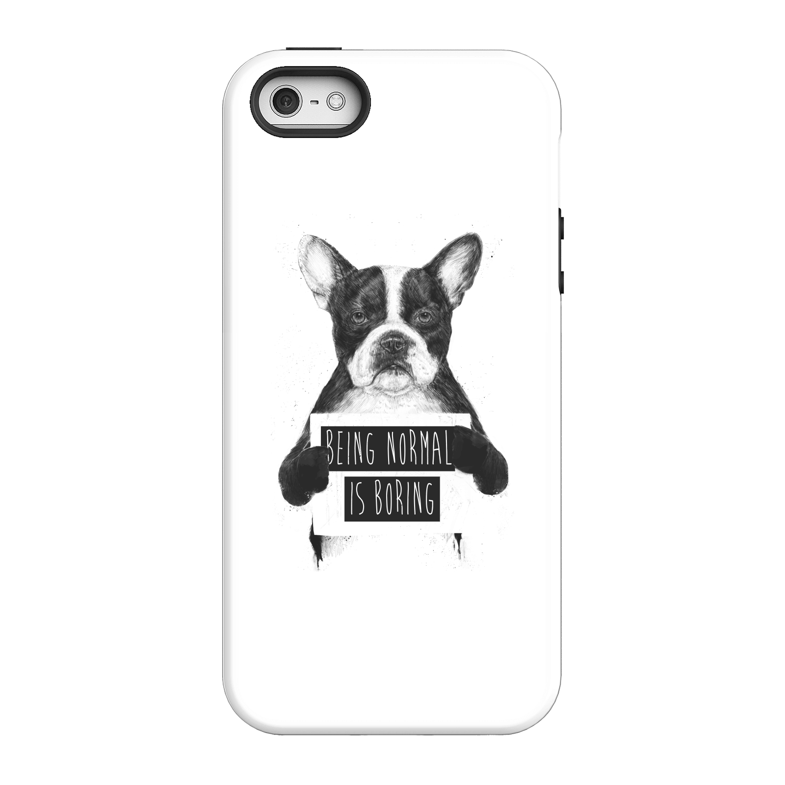 Balazs Solti Being Normal Is Boring Phone Case for iPhone and Android - iPhone 5/5s - Tough Case - Matte
