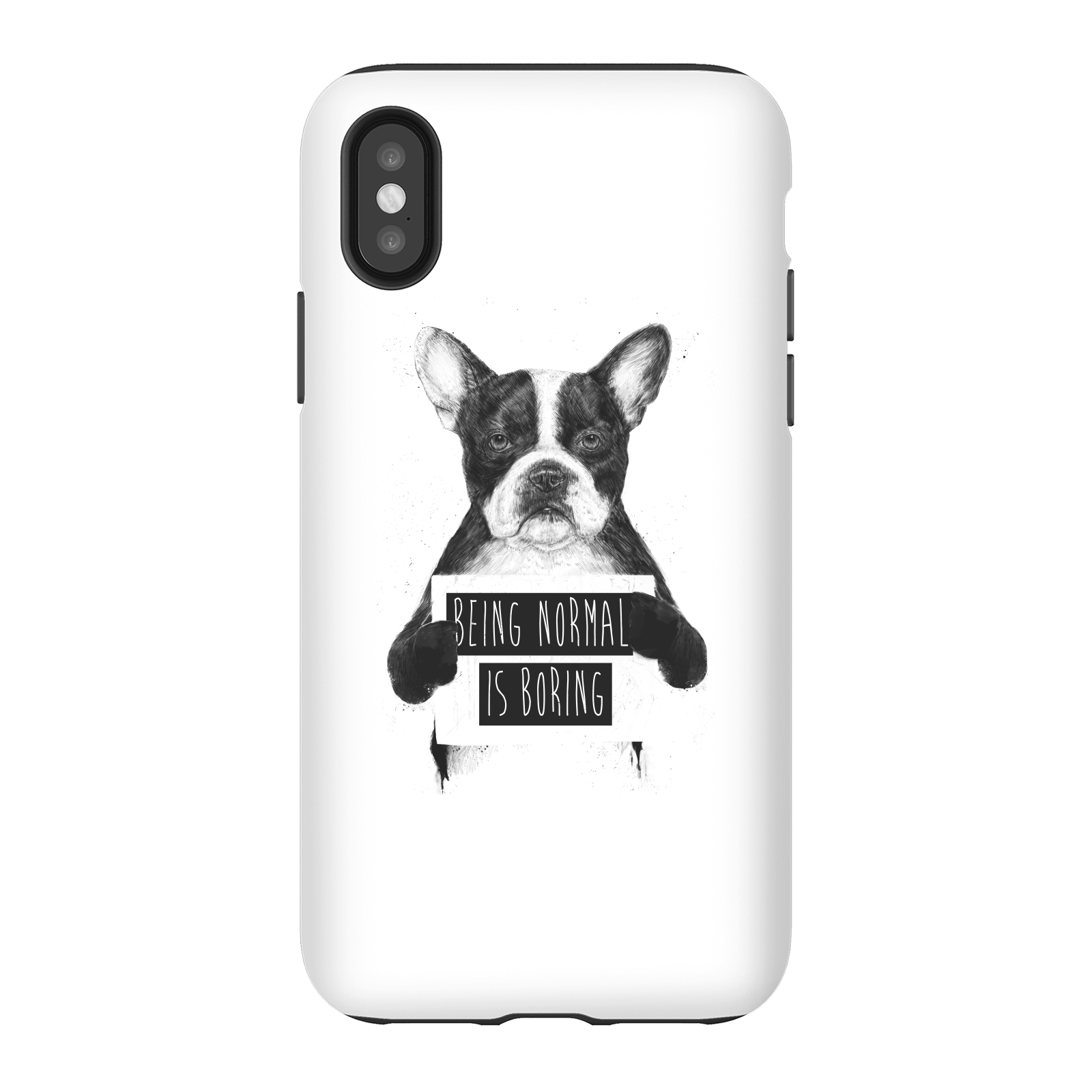 Balazs Solti Being Normal Is Boring Phone Case for iPhone and Android - iPhone X - Tough Case - Matte