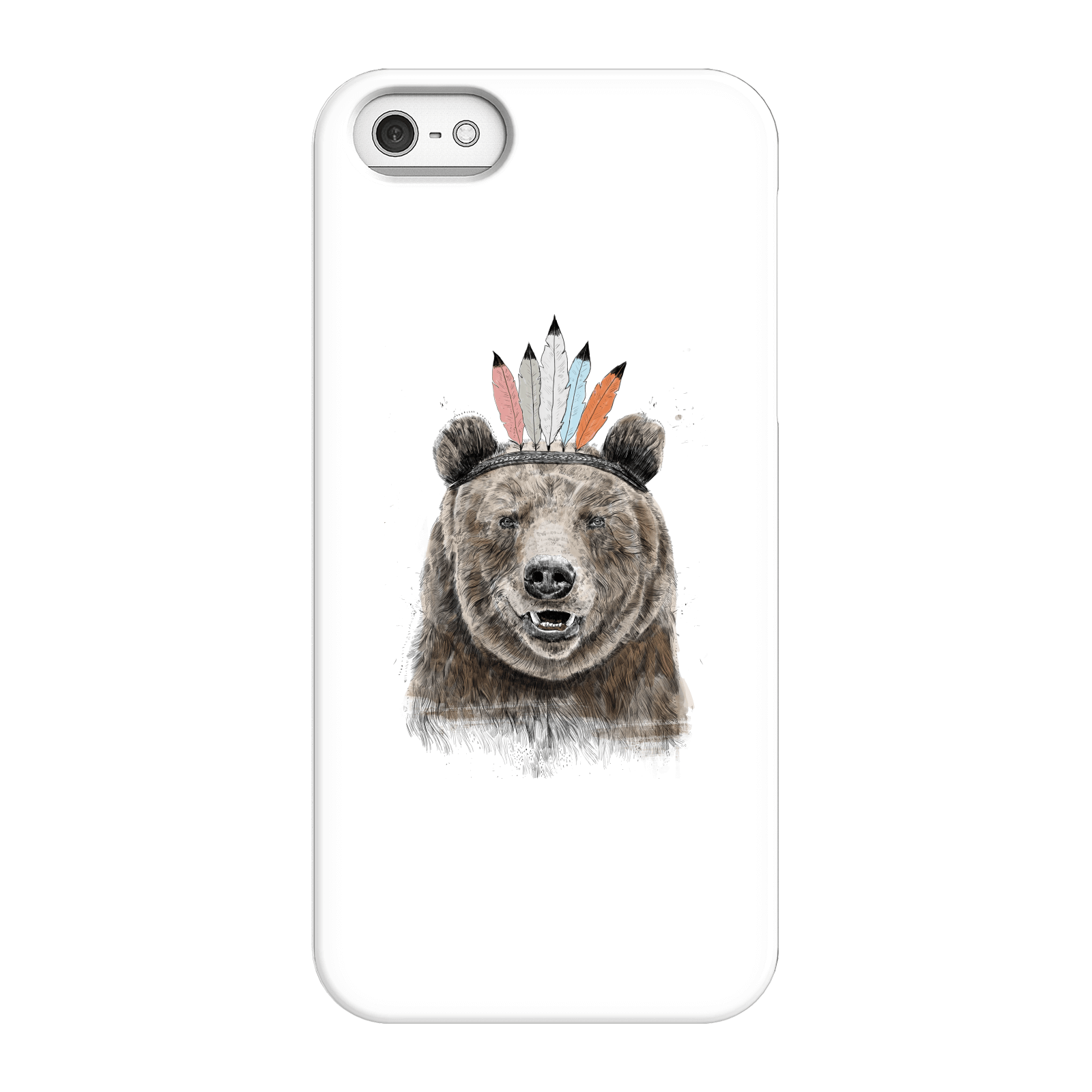 Balazs Solti Native Bear Phone Case for iPhone and Android - iPhone 5/5s - Snap Case - Matte