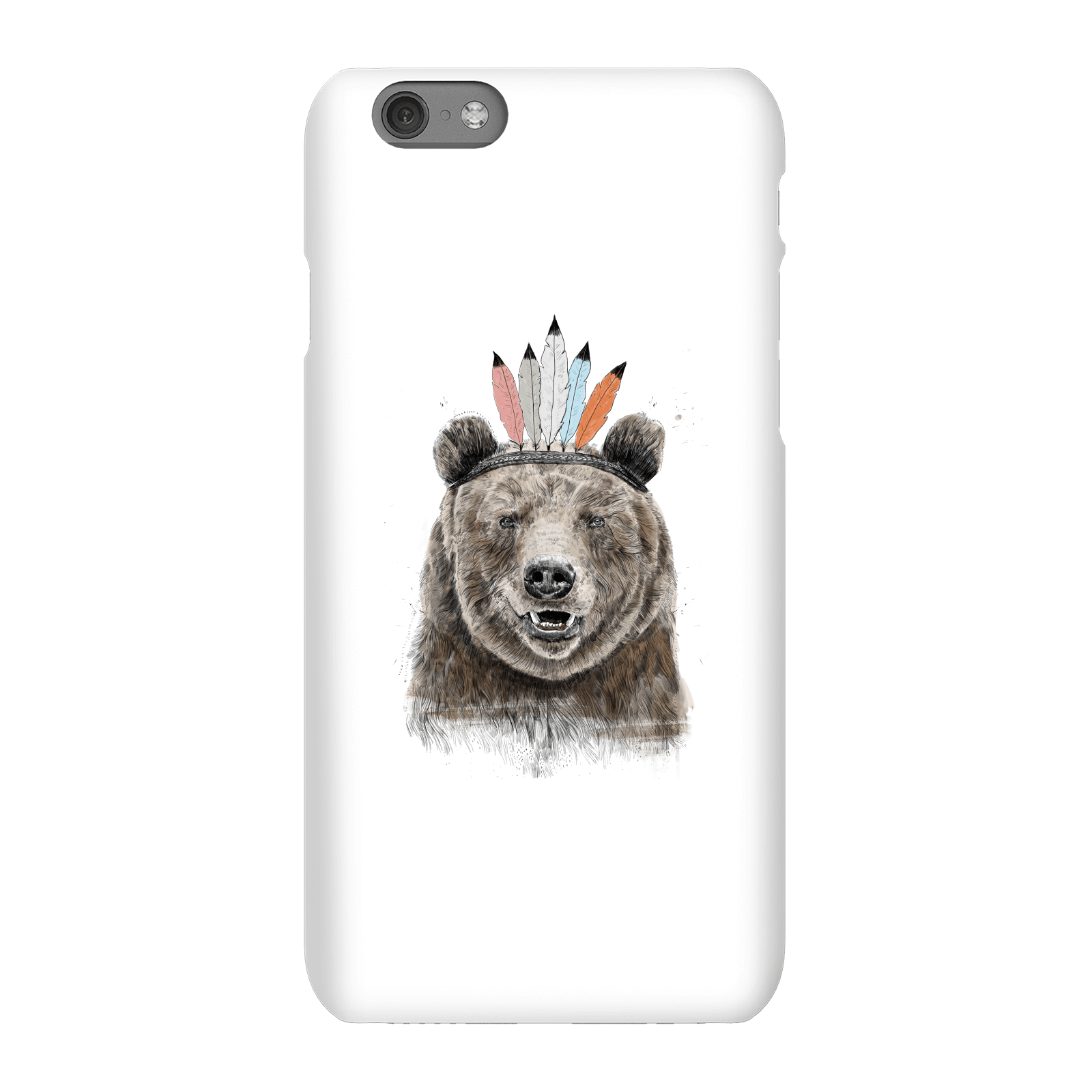 Balazs Solti Native Bear Phone Case for iPhone and Android - iPhone 6S - Snap Case - Matte