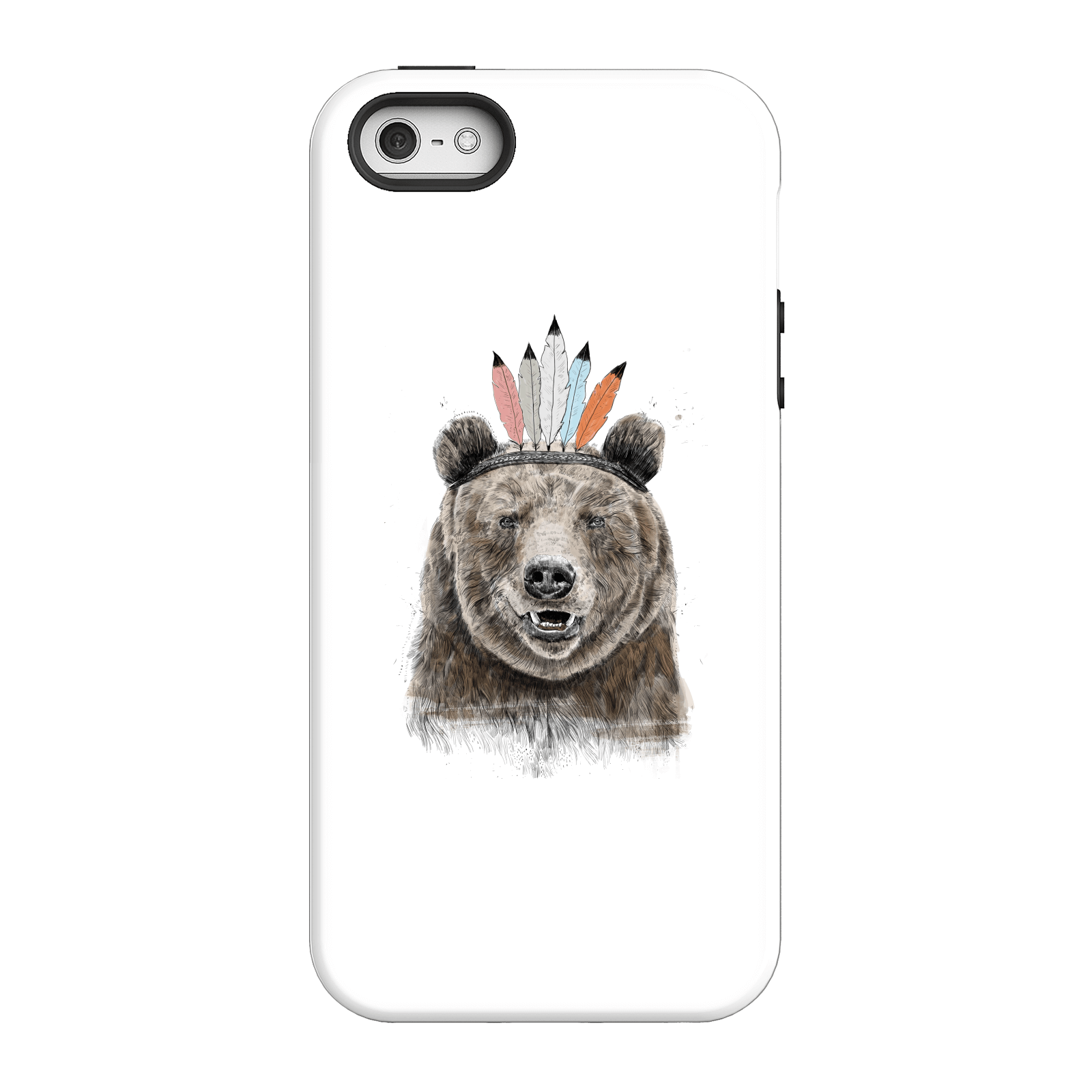 Balazs Solti Native Bear Phone Case for iPhone and Android - iPhone 5/5s - Tough Case - Matte