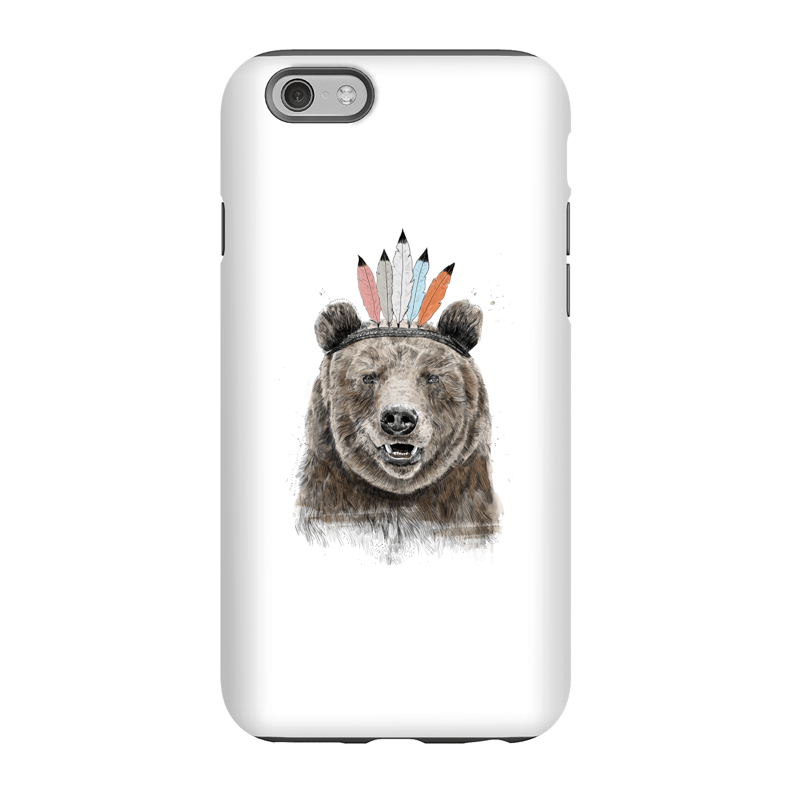 Balazs Solti Native Bear Phone Case for iPhone and Android - iPhone 6S - Tough Case - Matte