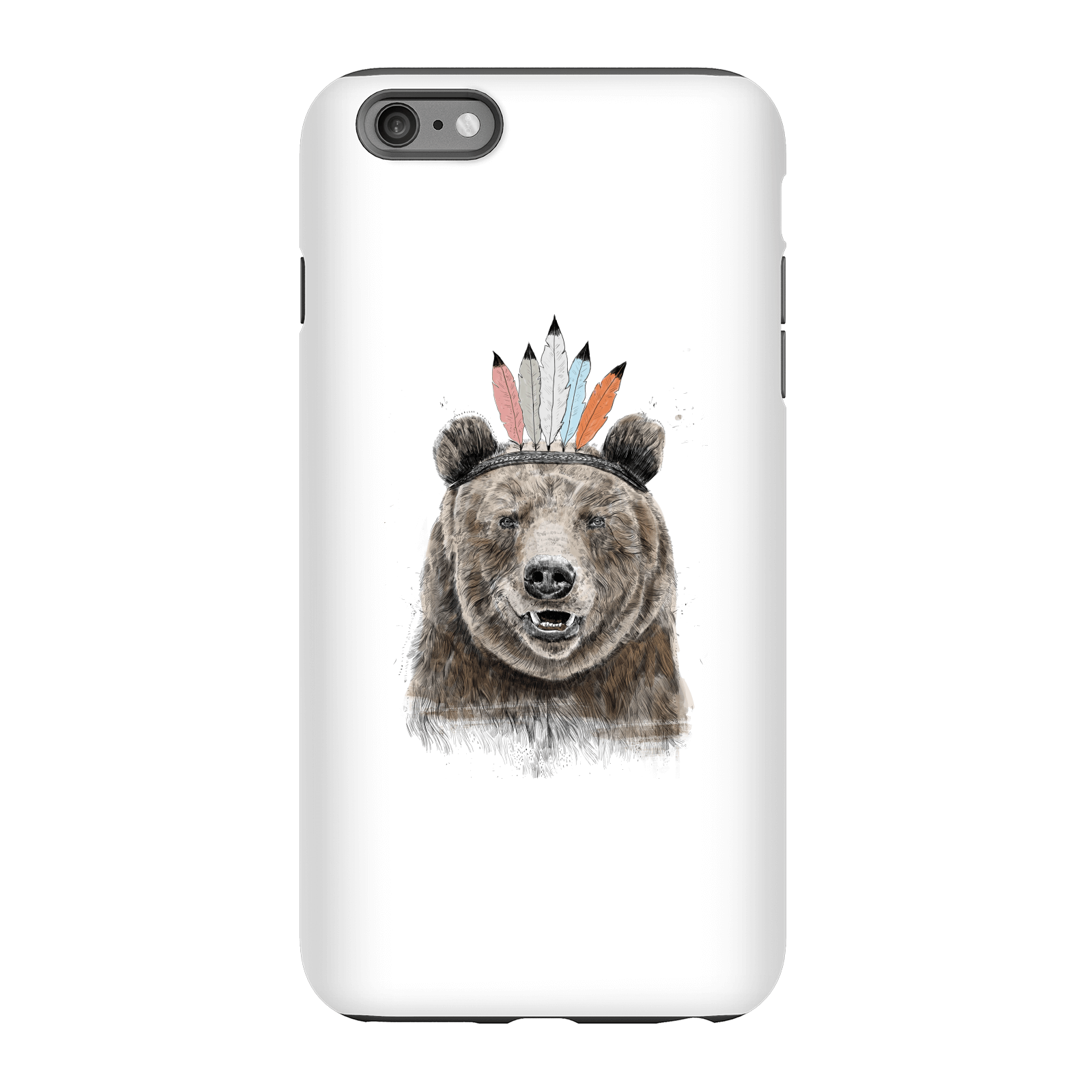 Balazs Solti Native Bear Phone Case for iPhone and Android - iPhone 6 Plus - Tough Case - Matte
