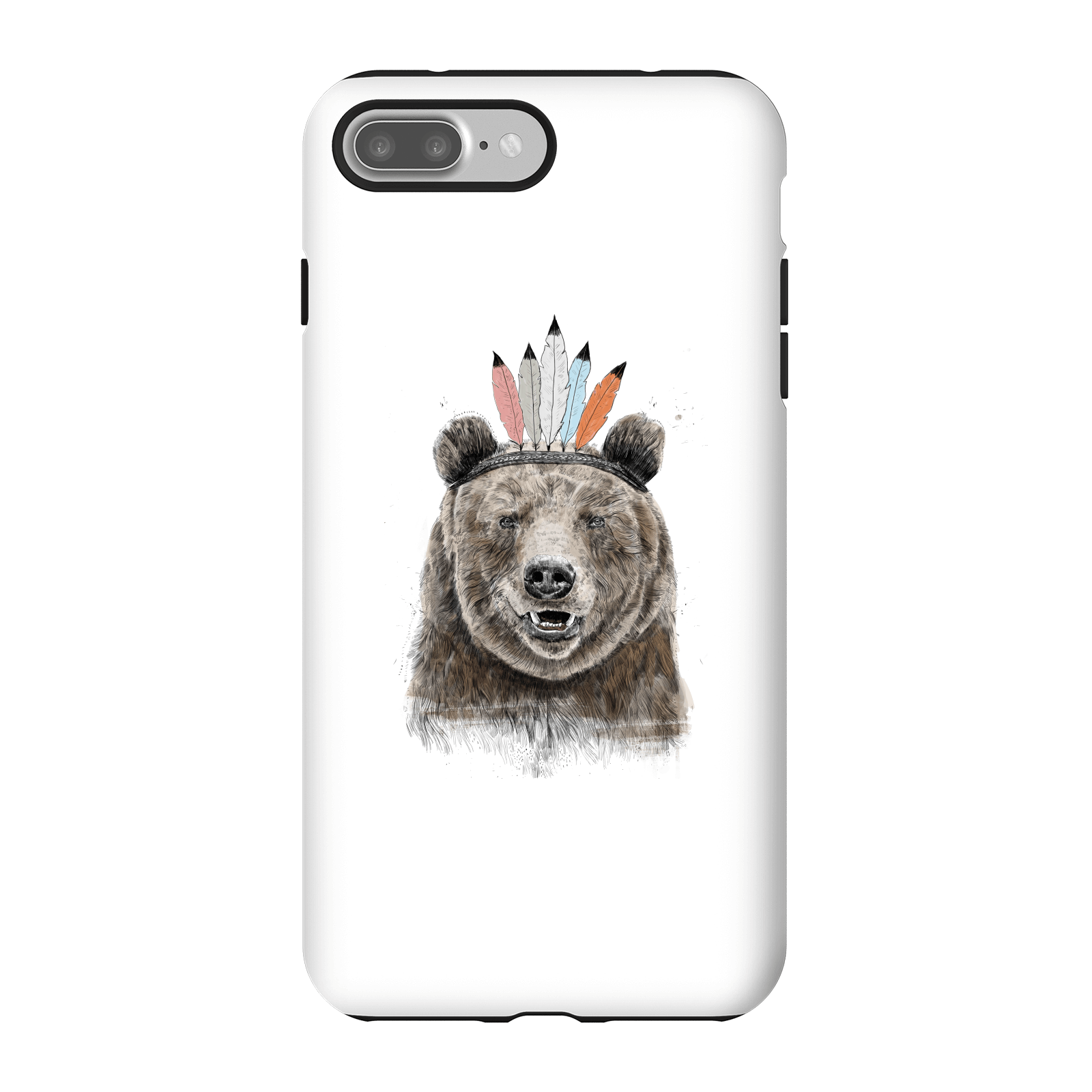 Balazs Solti Native Bear Phone Case for iPhone and Android - iPhone 7 Plus - Tough Case - Matte