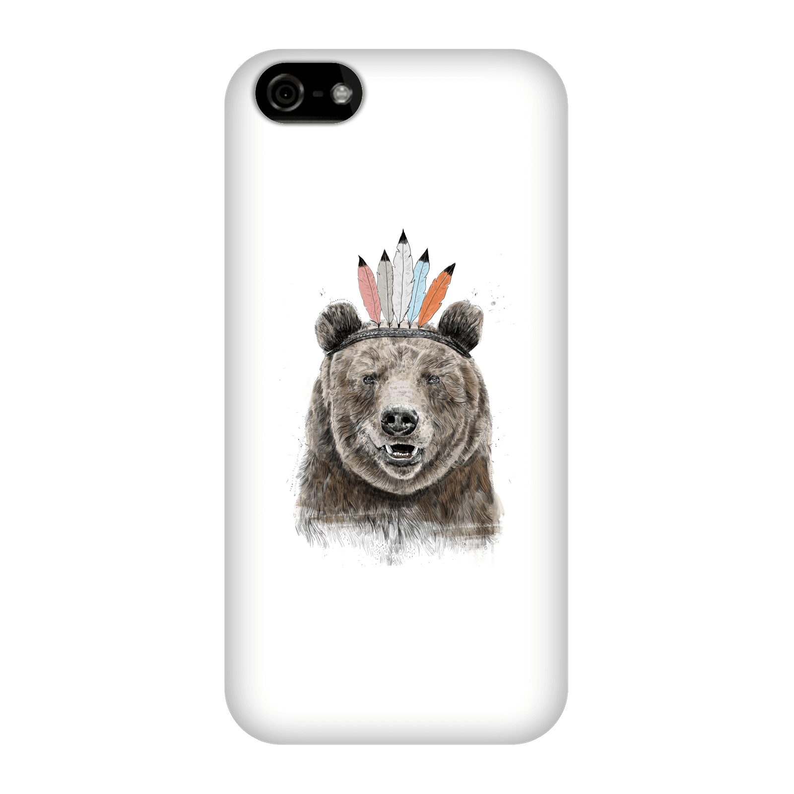 Balazs Solti Native Bear Phone Case for iPhone and Android - iPhone 5C - Snap Case - Gloss
