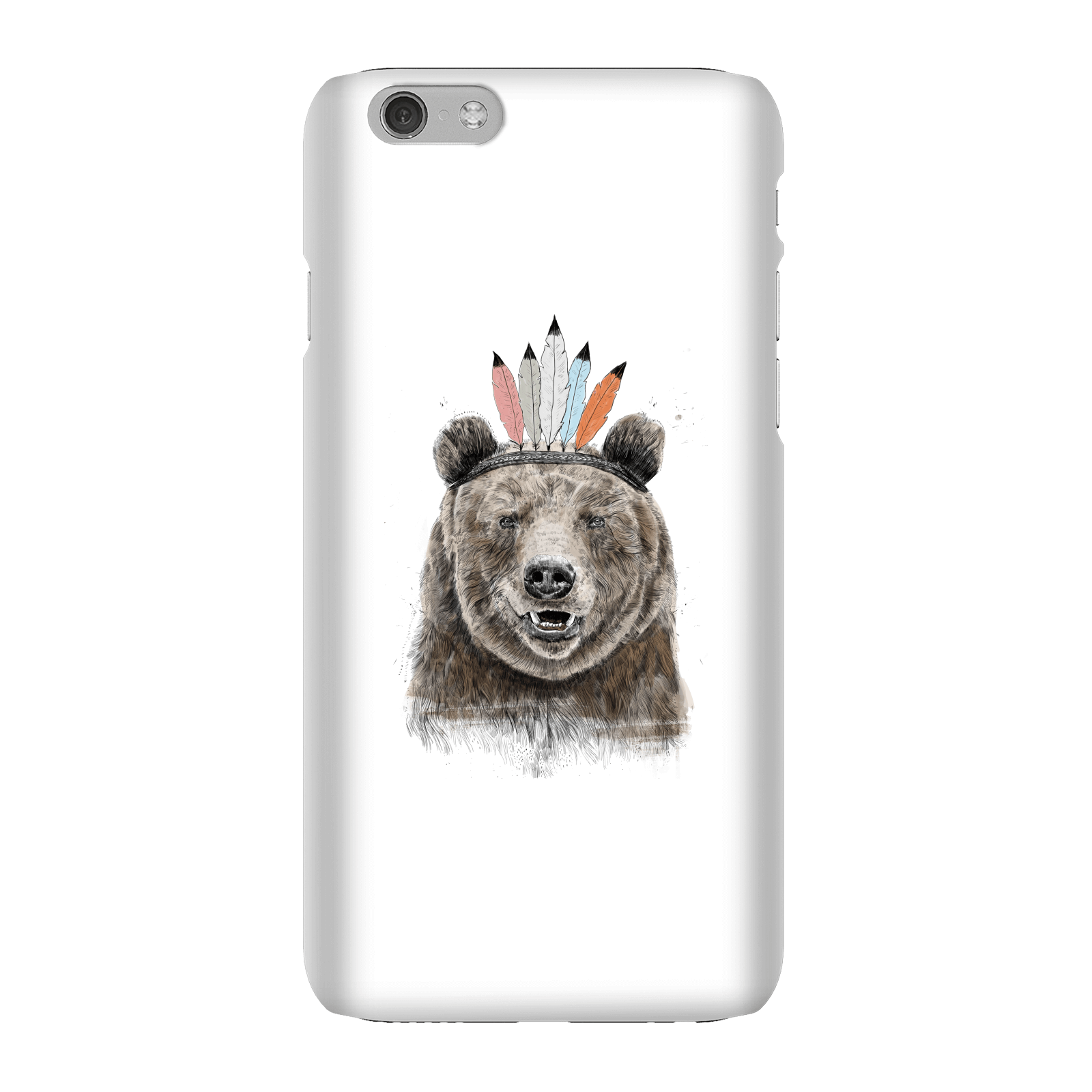 Balazs Solti Native Bear Phone Case for iPhone and Android - iPhone 6 - Snap Case - Gloss
