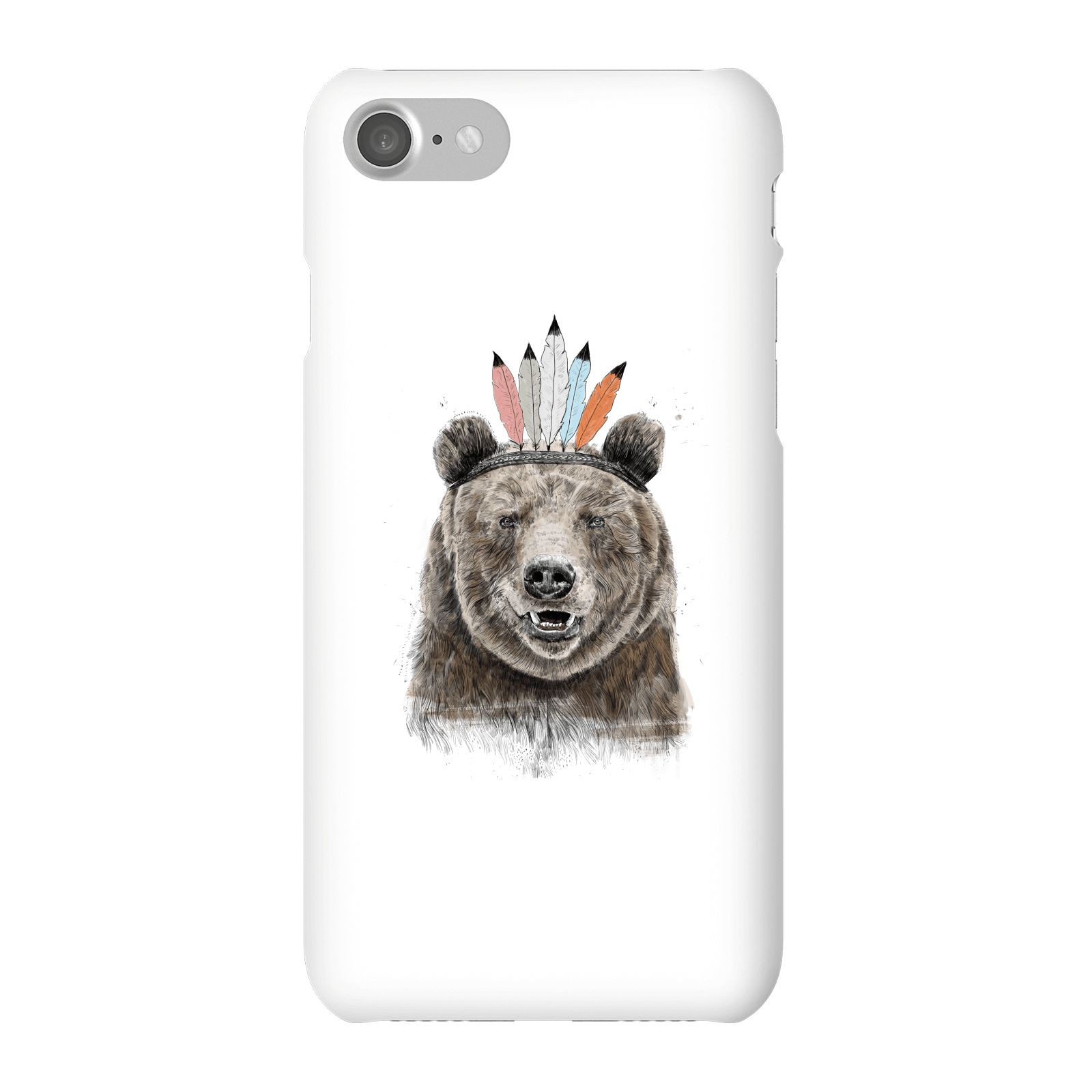 Balazs Solti Native Bear Phone Case for iPhone and Android - iPhone 7 - Snap Case - Gloss