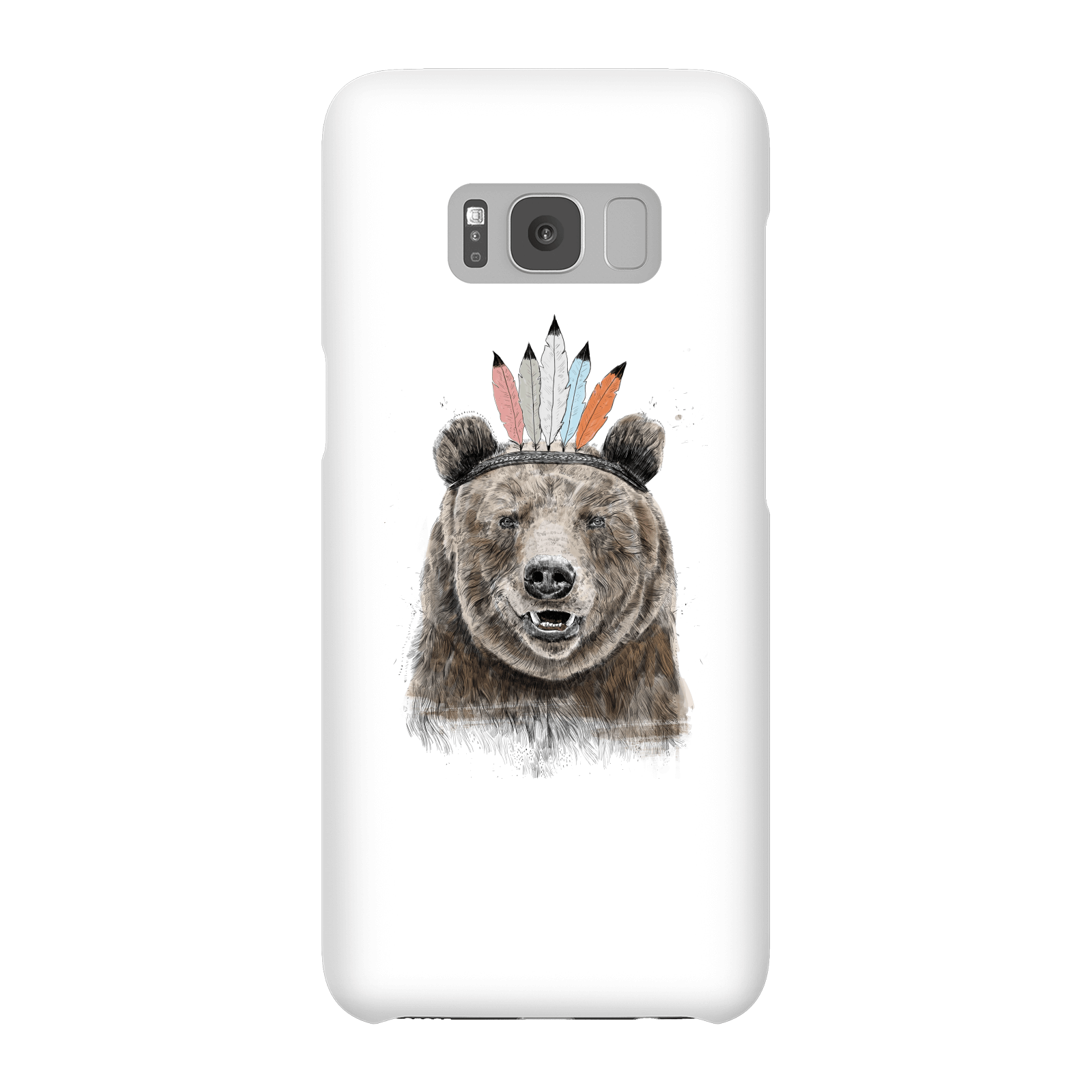 Balazs Solti Native Bear Phone Case for iPhone and Android - Samsung S8 - Snap Case - Gloss