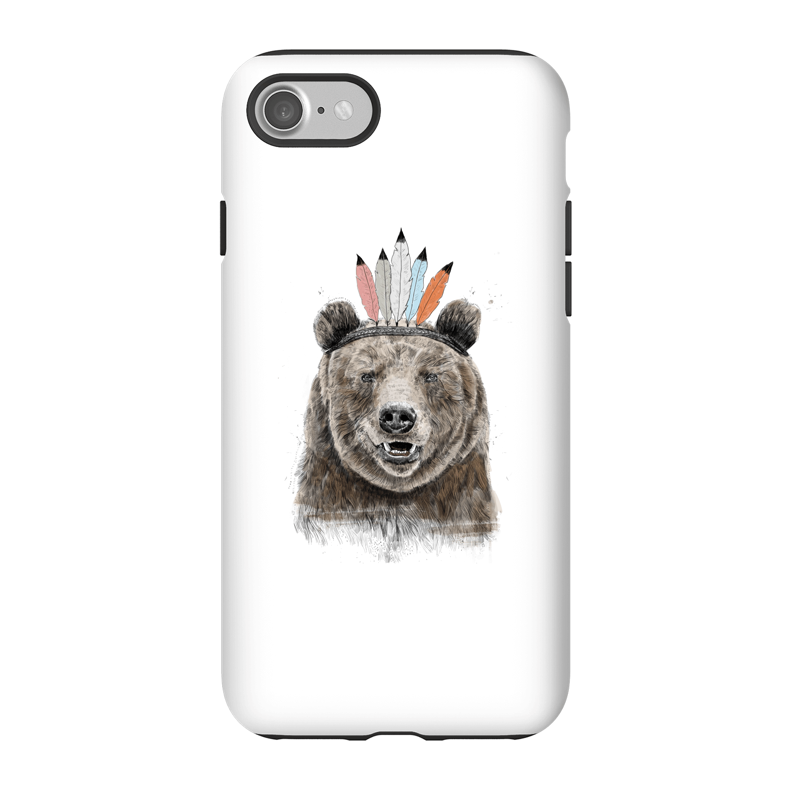 Balazs Solti Native Bear Phone Case for iPhone and Android - iPhone 7 - Tough Case - Gloss