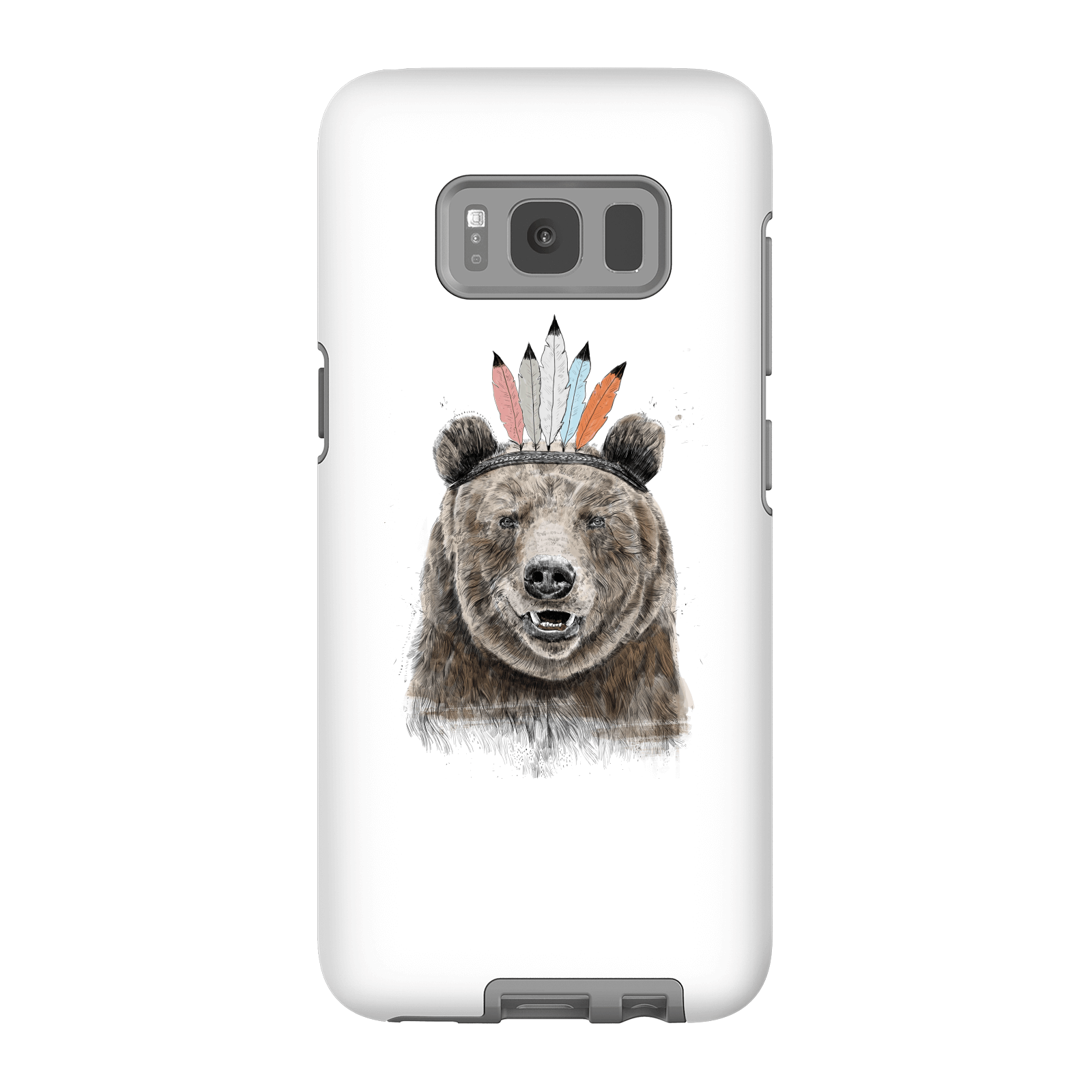 Balazs Solti Native Bear Phone Case for iPhone and Android - Samsung S8 - Tough Case - Gloss