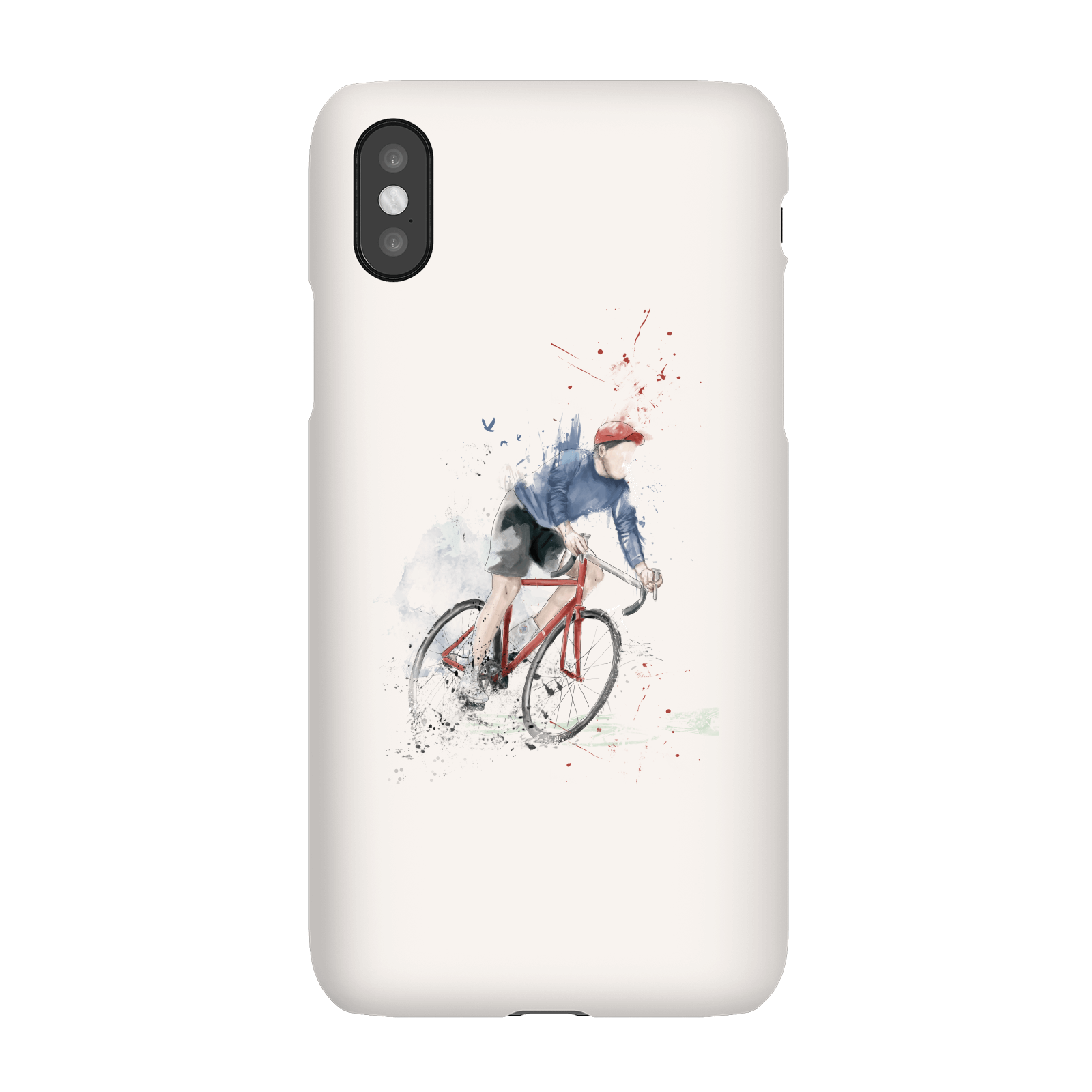 Balazs Solti Cycler Phone Case for iPhone and Android - iPhone X - Snap Case - Gloss