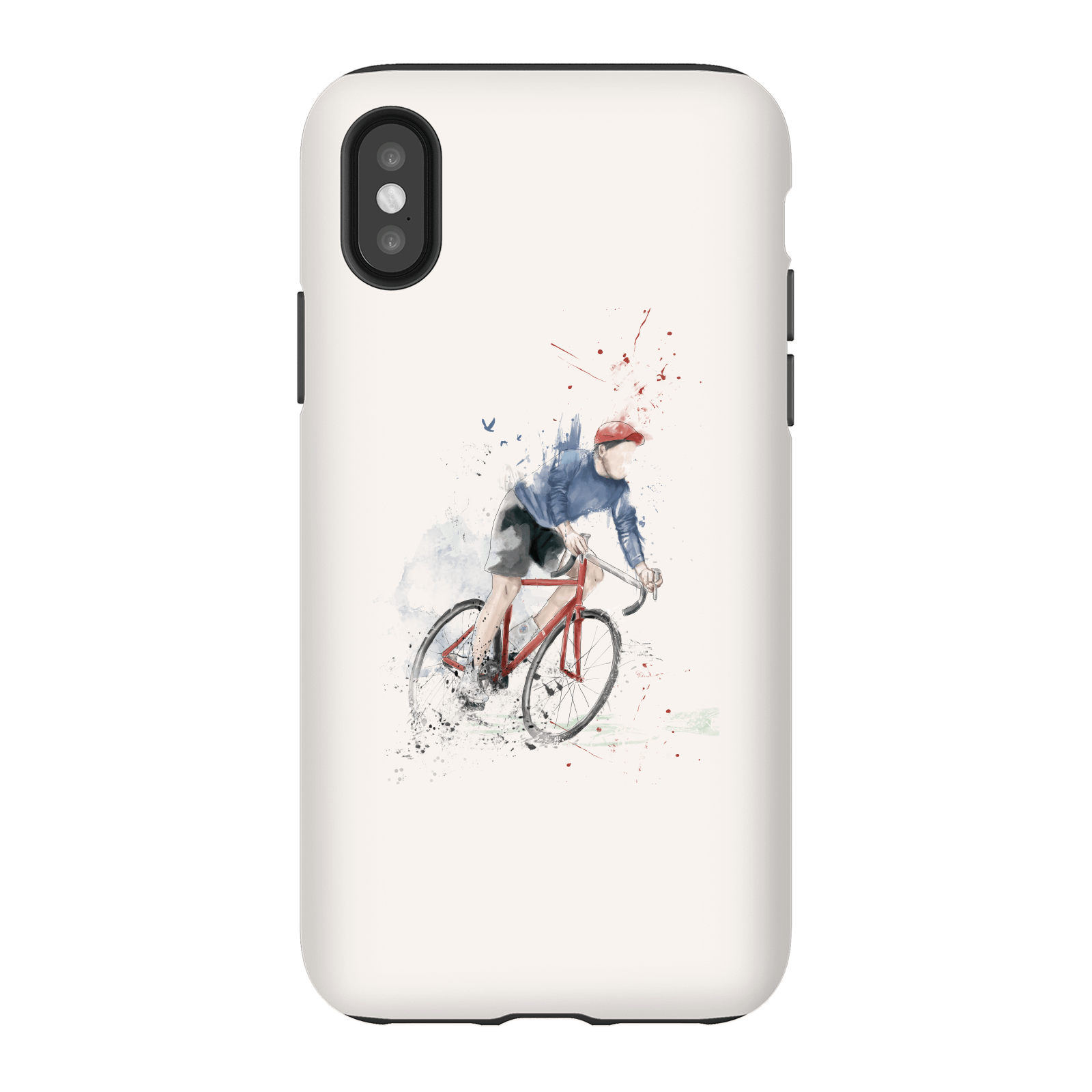 Balazs Solti Cycler Phone Case for iPhone and Android - iPhone X - Tough Case - Gloss