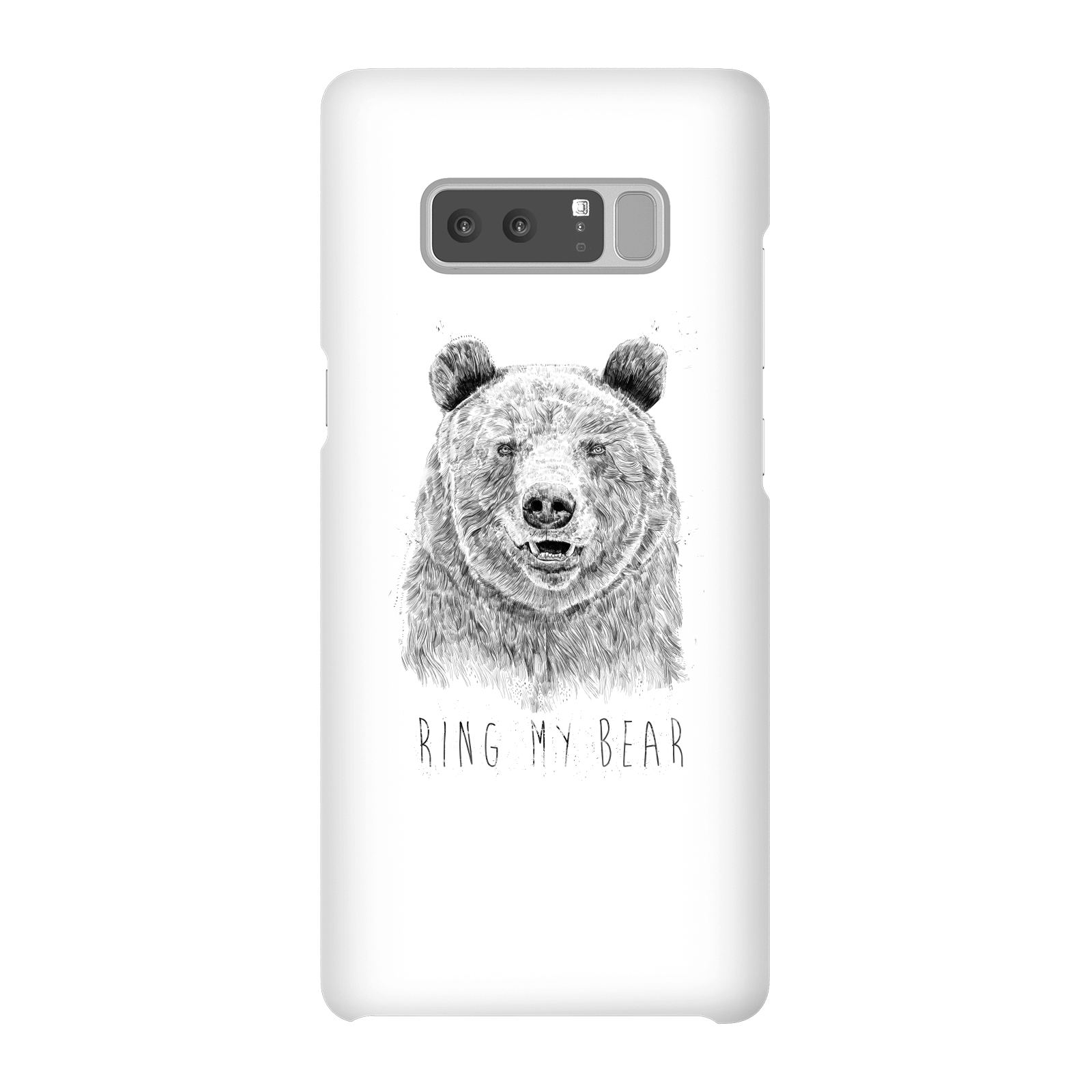 Balazs Solti Ring My Bear Phone Case for iPhone and Android - Samsung Note 8 - Snap Case - Matte