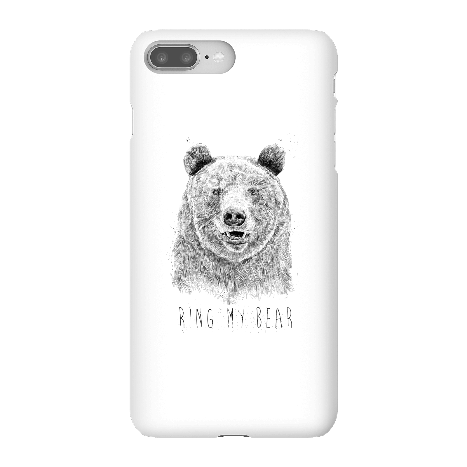 Balazs Solti Ring My Bear Phone Case for iPhone and Android - iPhone 8 Plus - Snap Case - Gloss