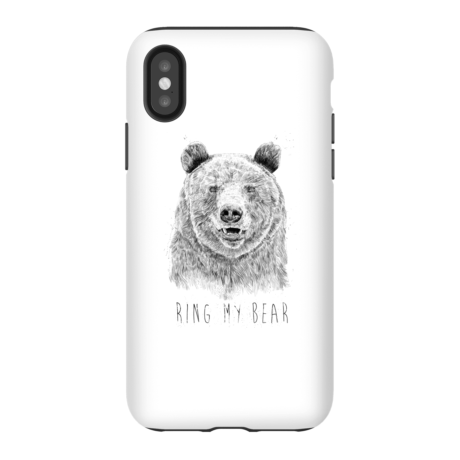 Balazs Solti Ring My Bear Phone Case for iPhone and Android - iPhone X - Tough Case - Gloss