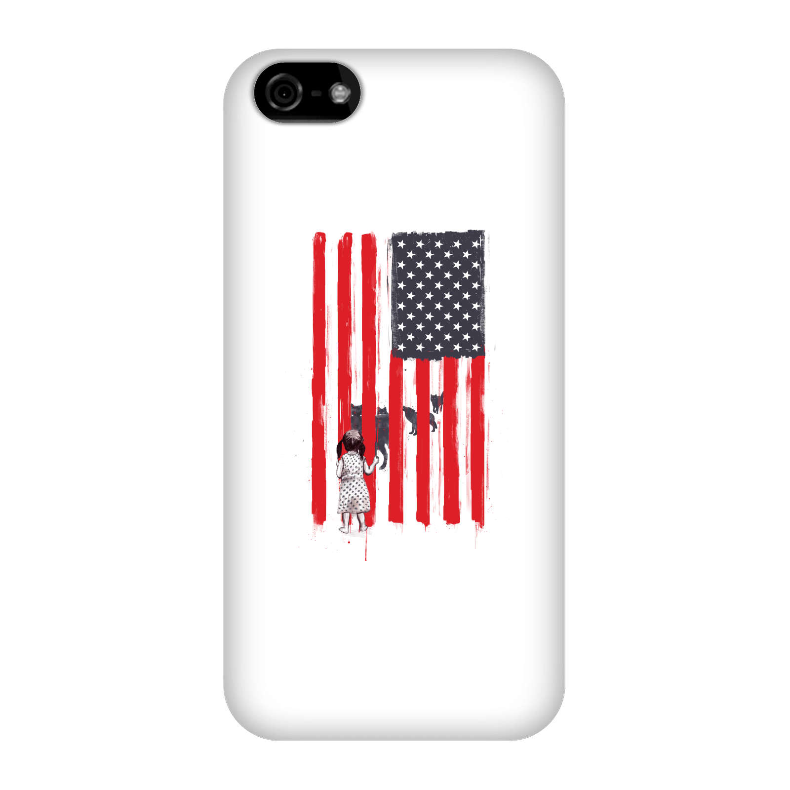 Balazs Solti USA Cage Phone Case for iPhone and Android - iPhone 5C - Snap Case - Matte