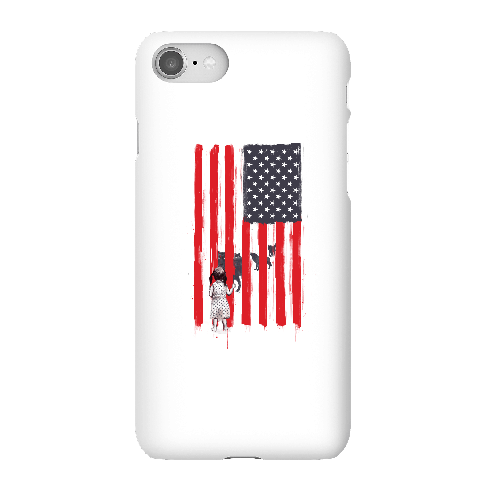Balazs Solti USA Cage Phone Case for iPhone and Android - iPhone 8 - Snap Case - Matte