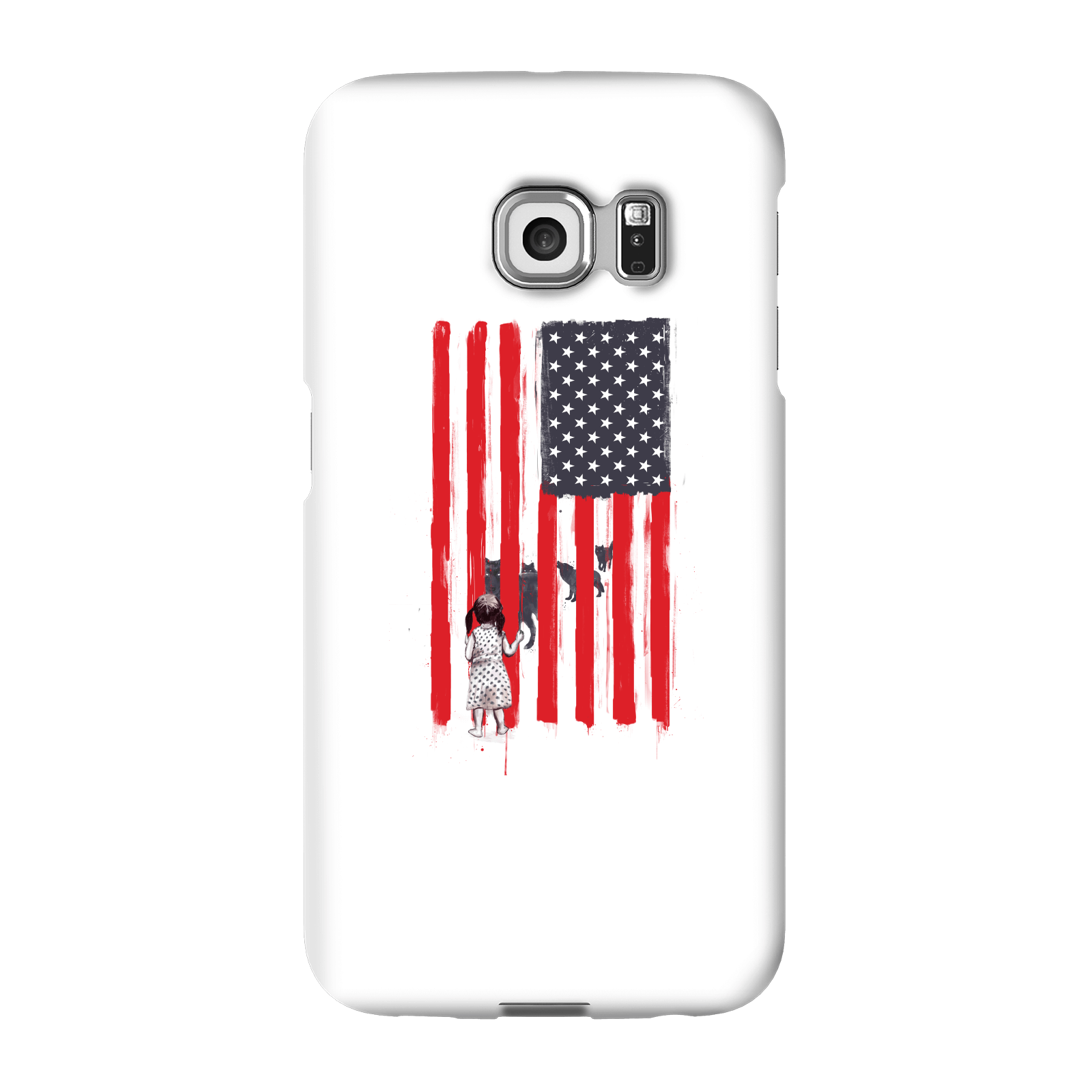 Balazs Solti USA Cage Phone Case for iPhone and Android - Samsung S6 Edge Plus - Snap Case - Matte