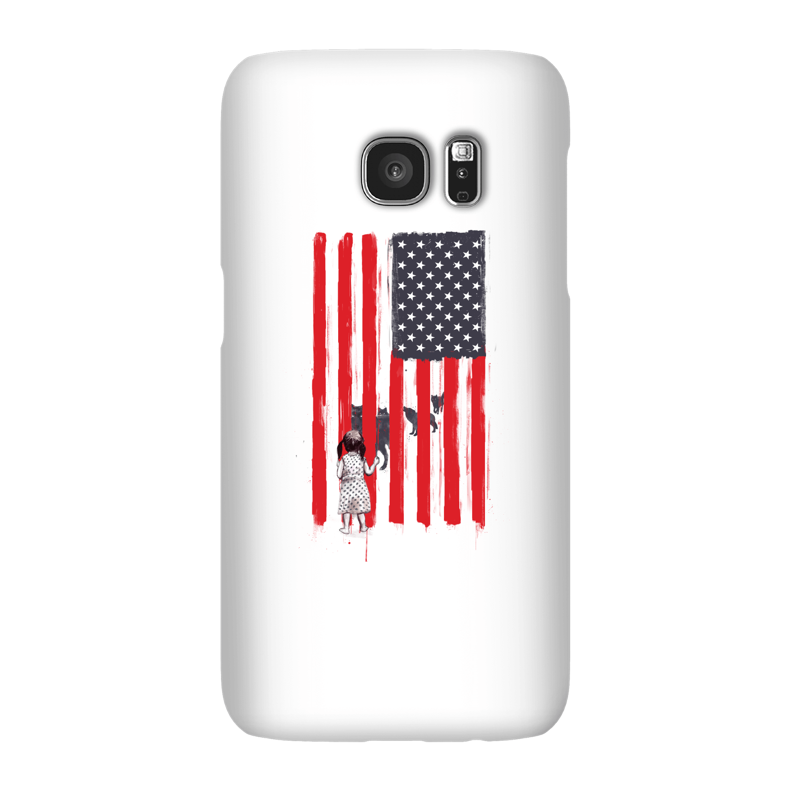 Balazs Solti USA Cage Phone Case for iPhone and Android - Samsung S7 - Snap Case - Matte