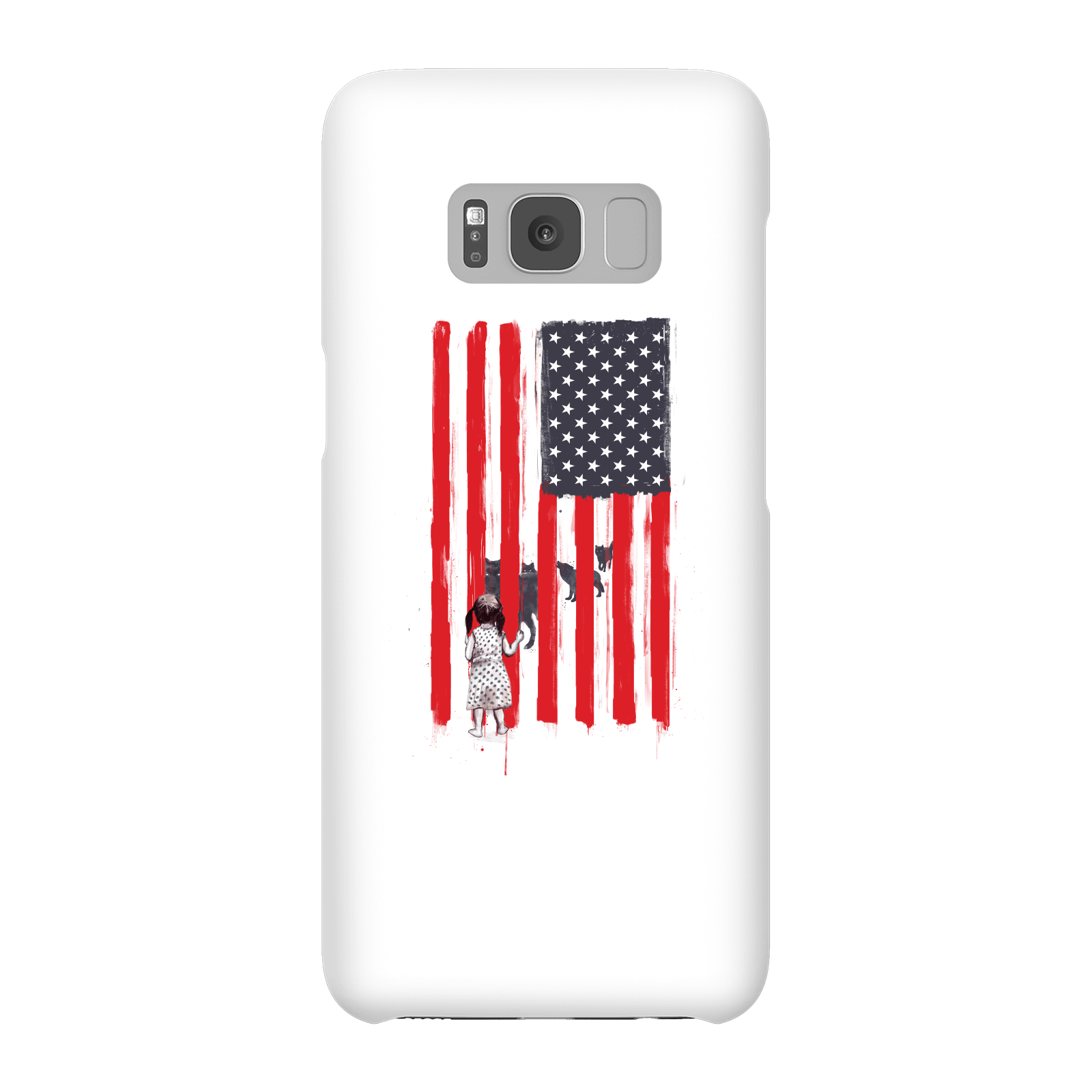 Balazs Solti USA Cage Phone Case for iPhone and Android - Samsung S8 - Snap Case - Matte