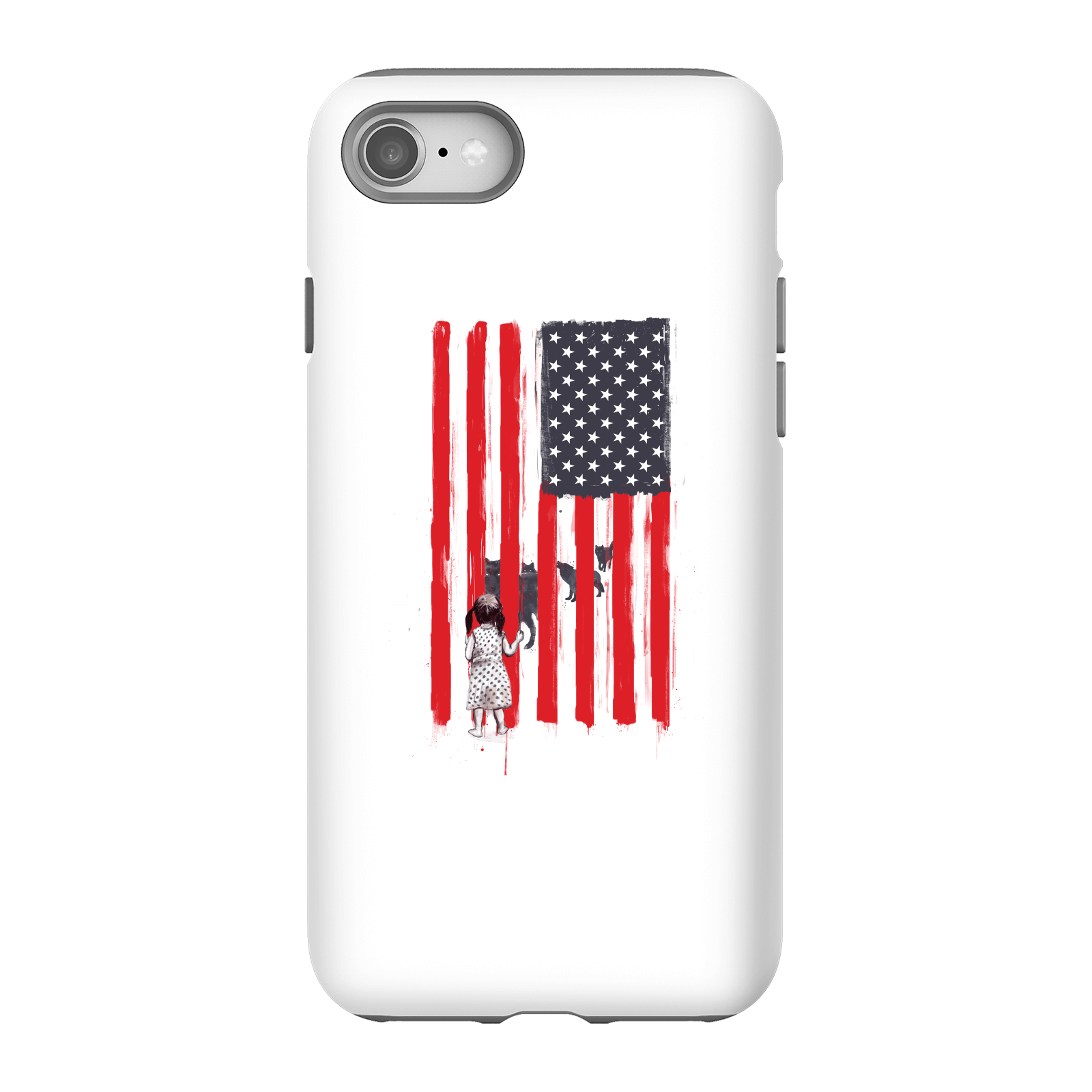 Balazs Solti USA Cage Phone Case for iPhone and Android - iPhone 8 - Tough Case - Matte