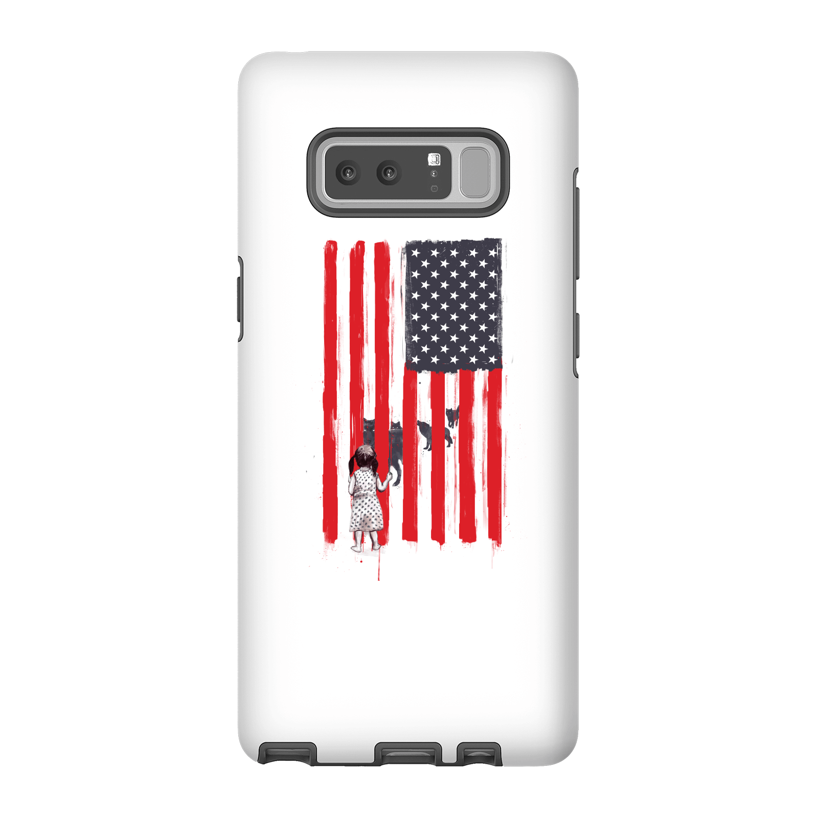 Balazs Solti USA Cage Phone Case for iPhone and Android - Samsung Note 8 - Tough Case - Matte