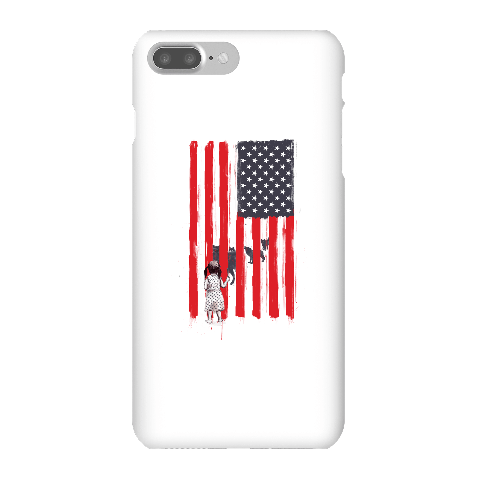 Balazs Solti USA Cage Phone Case for iPhone and Android - iPhone 7 Plus - Snap Case - Gloss
