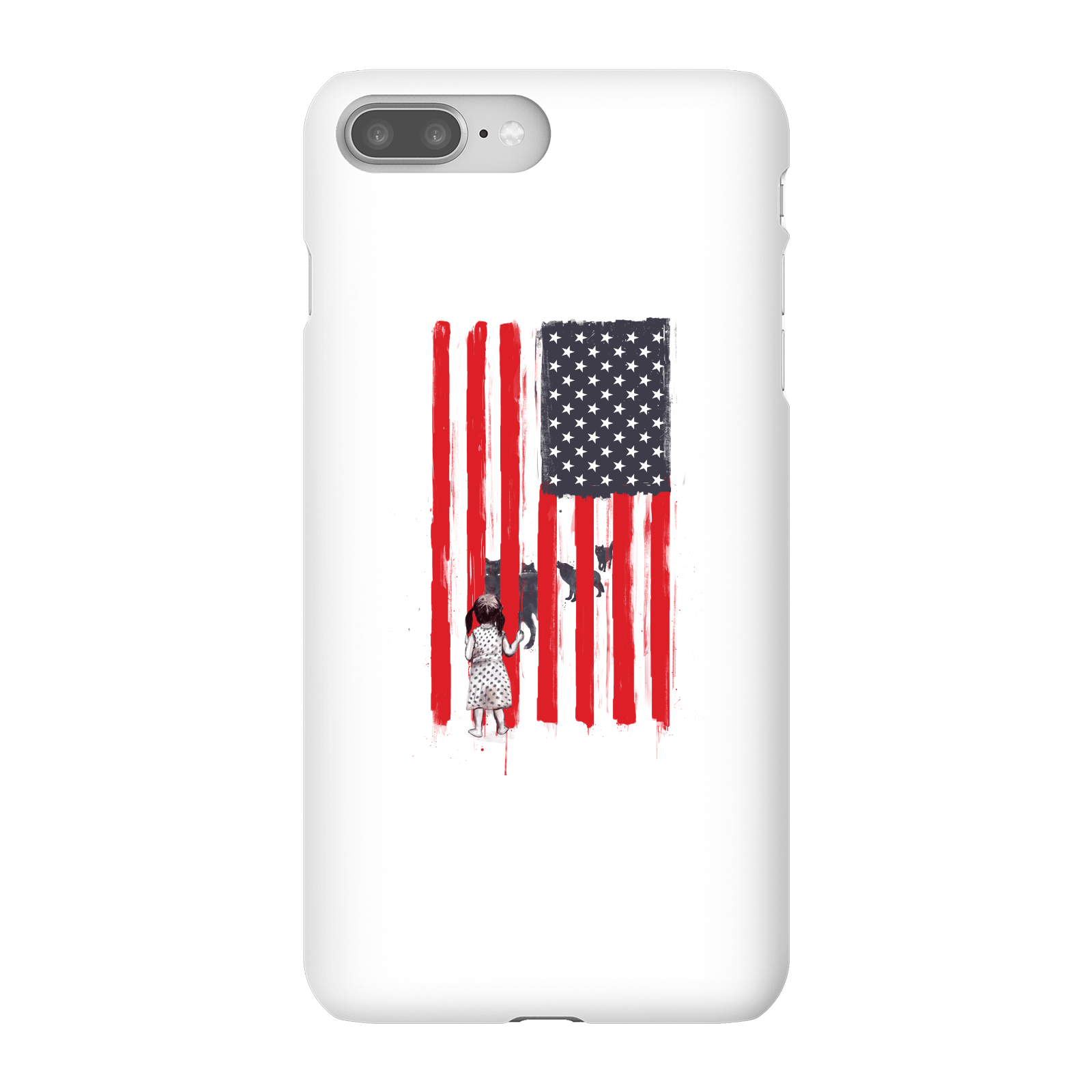 Balazs Solti USA Cage Phone Case for iPhone and Android - iPhone 8 Plus - Snap Case - Gloss