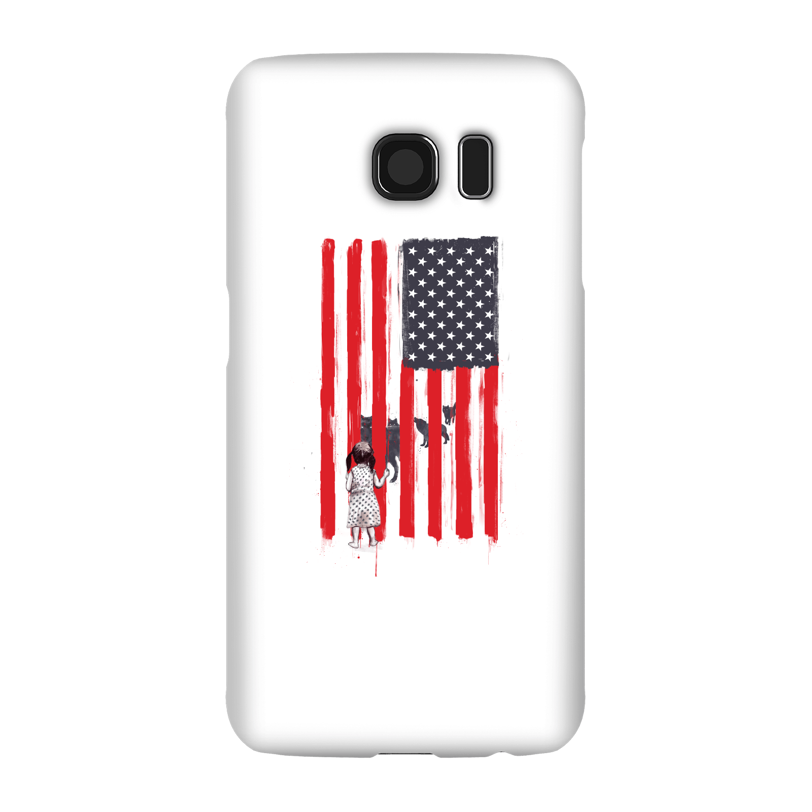 Balazs Solti USA Cage Phone Case for iPhone and Android - Samsung S6 - Snap Case - Gloss