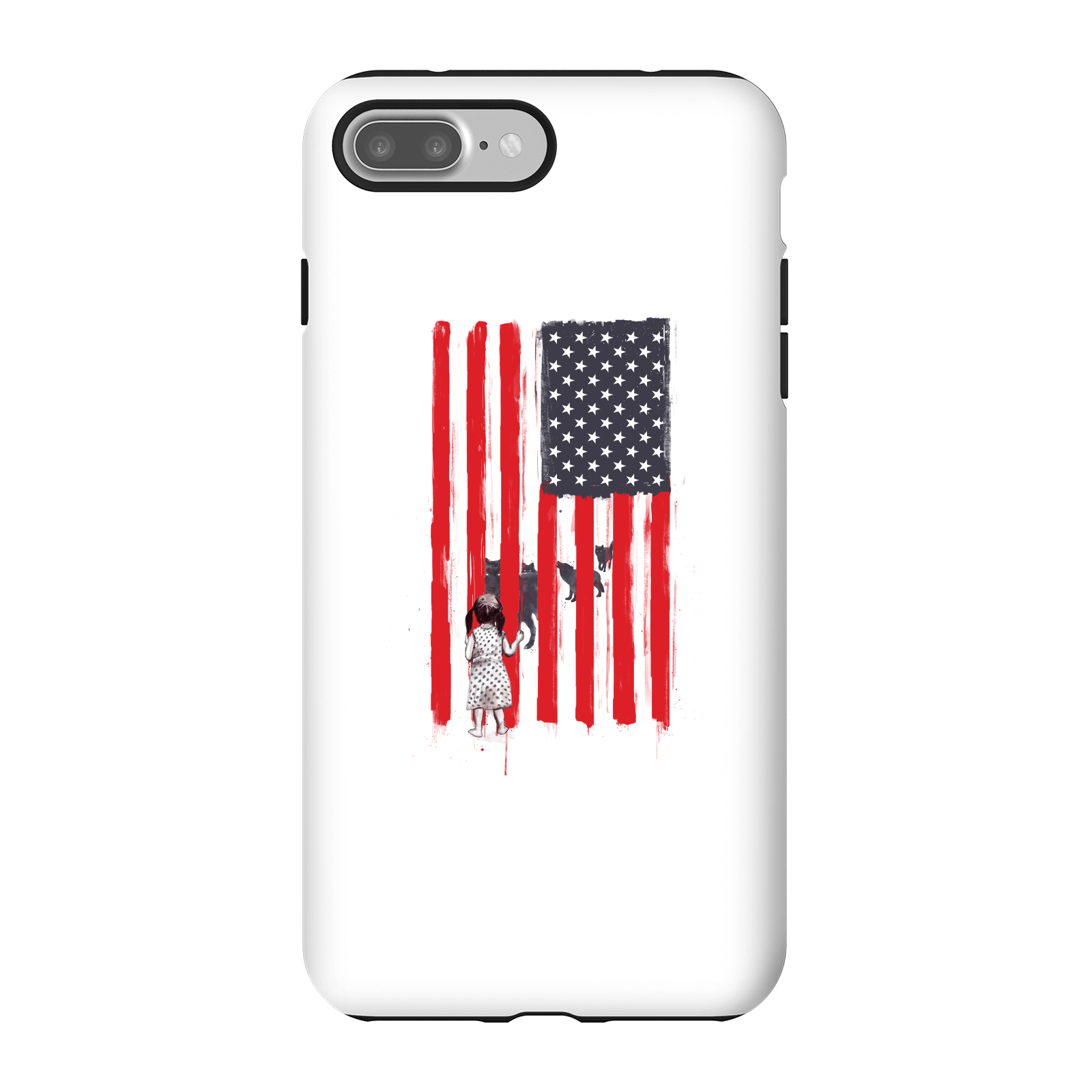 Balazs Solti USA Cage Phone Case for iPhone and Android - iPhone 7 Plus - Tough Case - Gloss