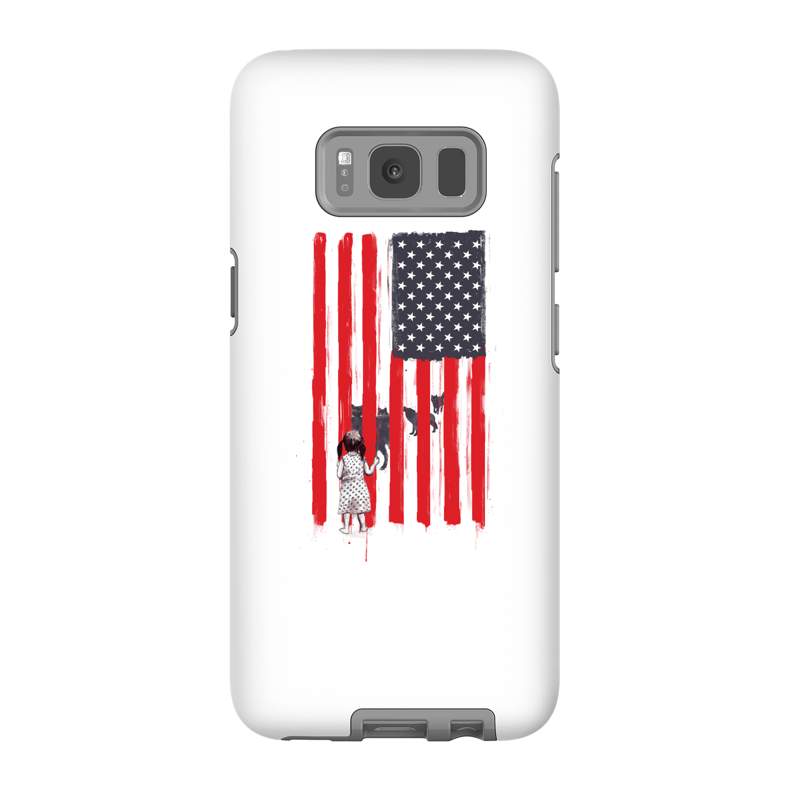 Balazs Solti USA Cage Phone Case for iPhone and Android - Samsung S8 - Tough Case - Gloss