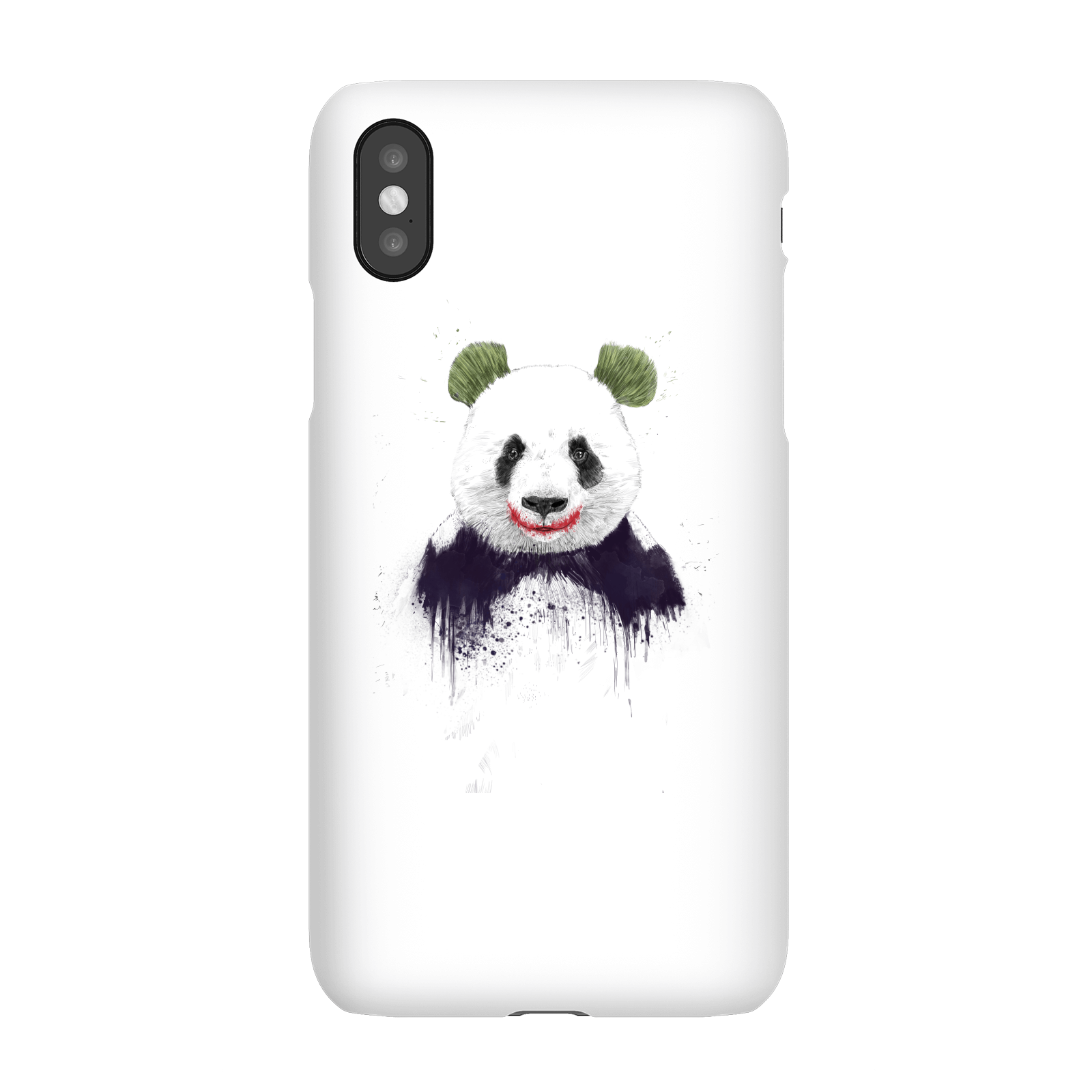Balazs Solti Joker Panda Phone Case for iPhone and Android - iPhone X - Snap Case - Gloss