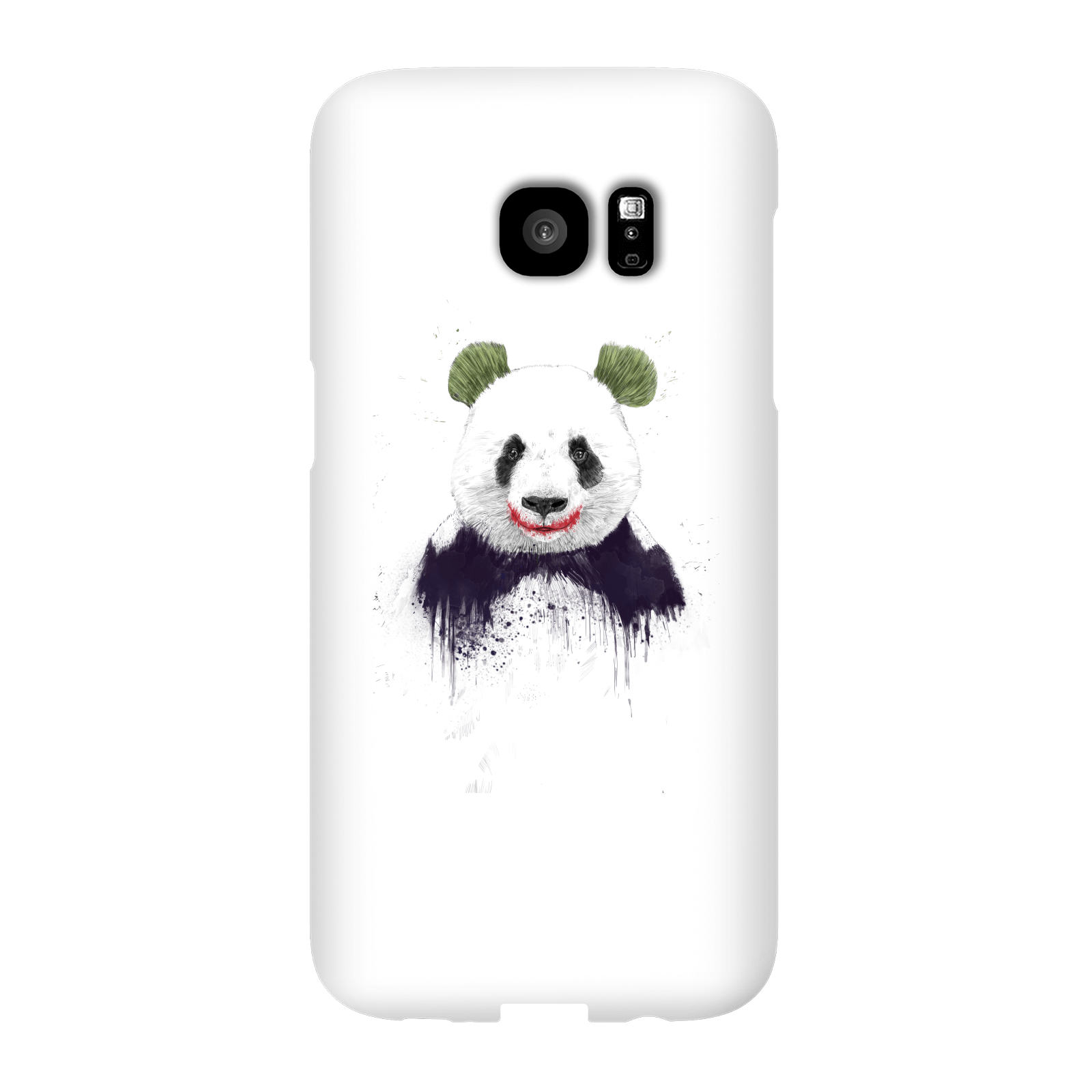 Balazs Solti Joker Panda Phone Case for iPhone and Android - Samsung S7 Edge - Snap Case - Gloss