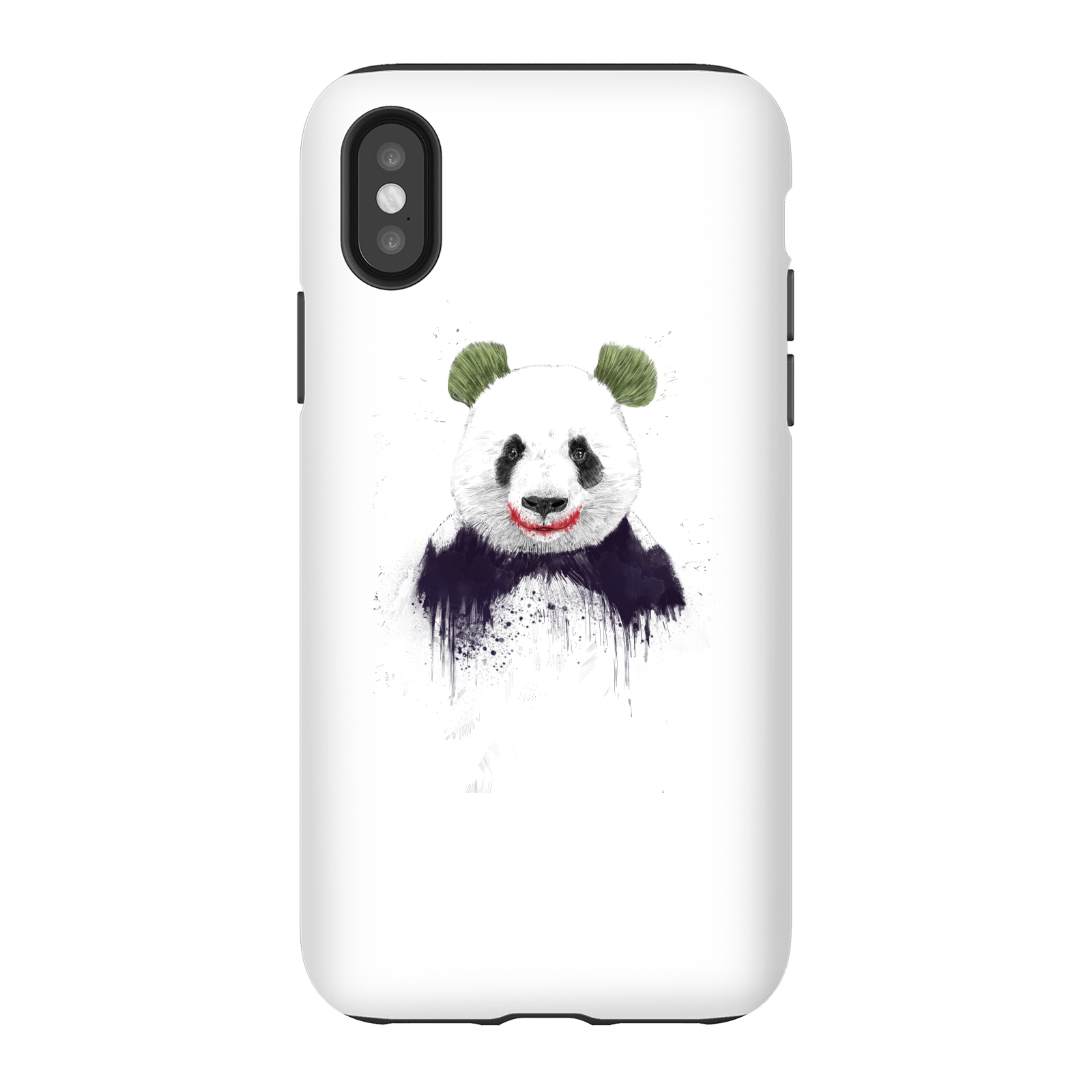 Balazs Solti Joker Panda Phone Case for iPhone and Android - iPhone X - Tough Case - Gloss