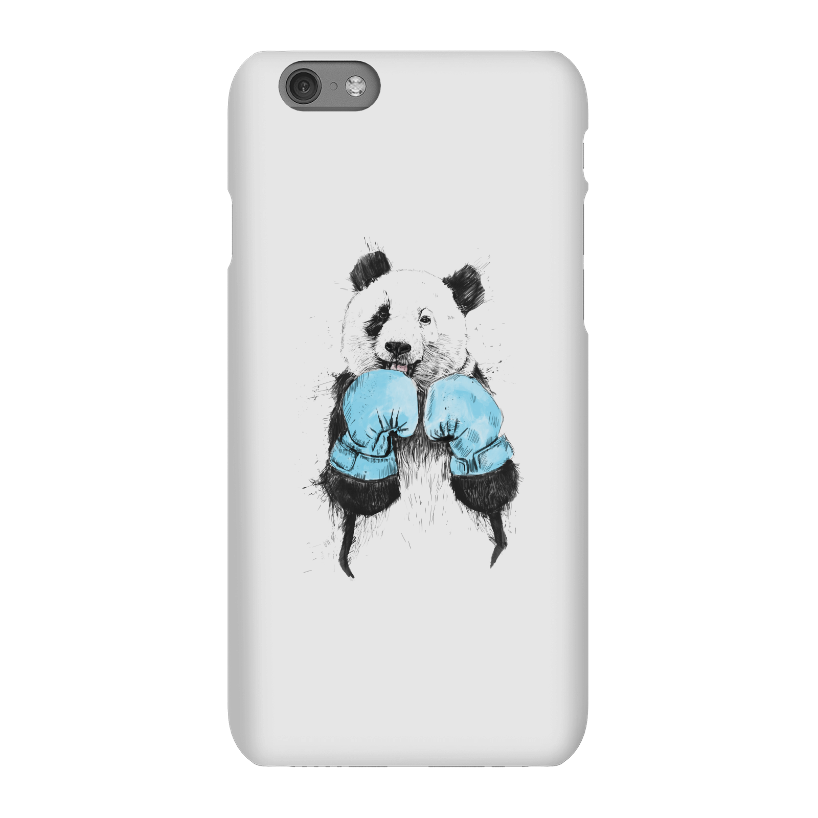 Balazs Solti Boxing Panda Phone Case for iPhone and Android - iPhone 6S - Snap Case - Matte