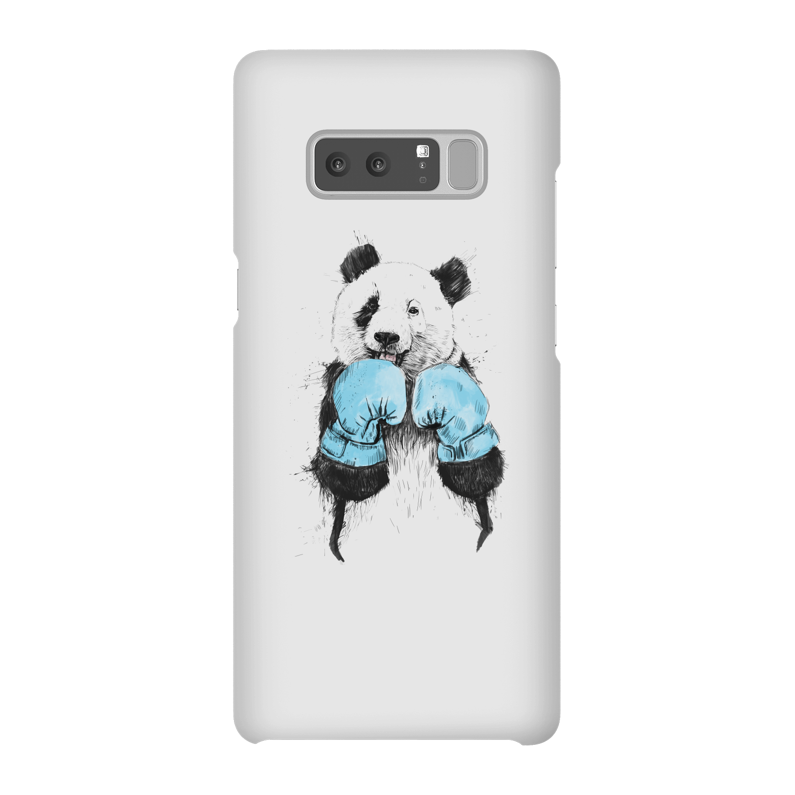 Balazs Solti Boxing Panda Phone Case for iPhone and Android - Samsung Note 8 - Snap Case - Matte