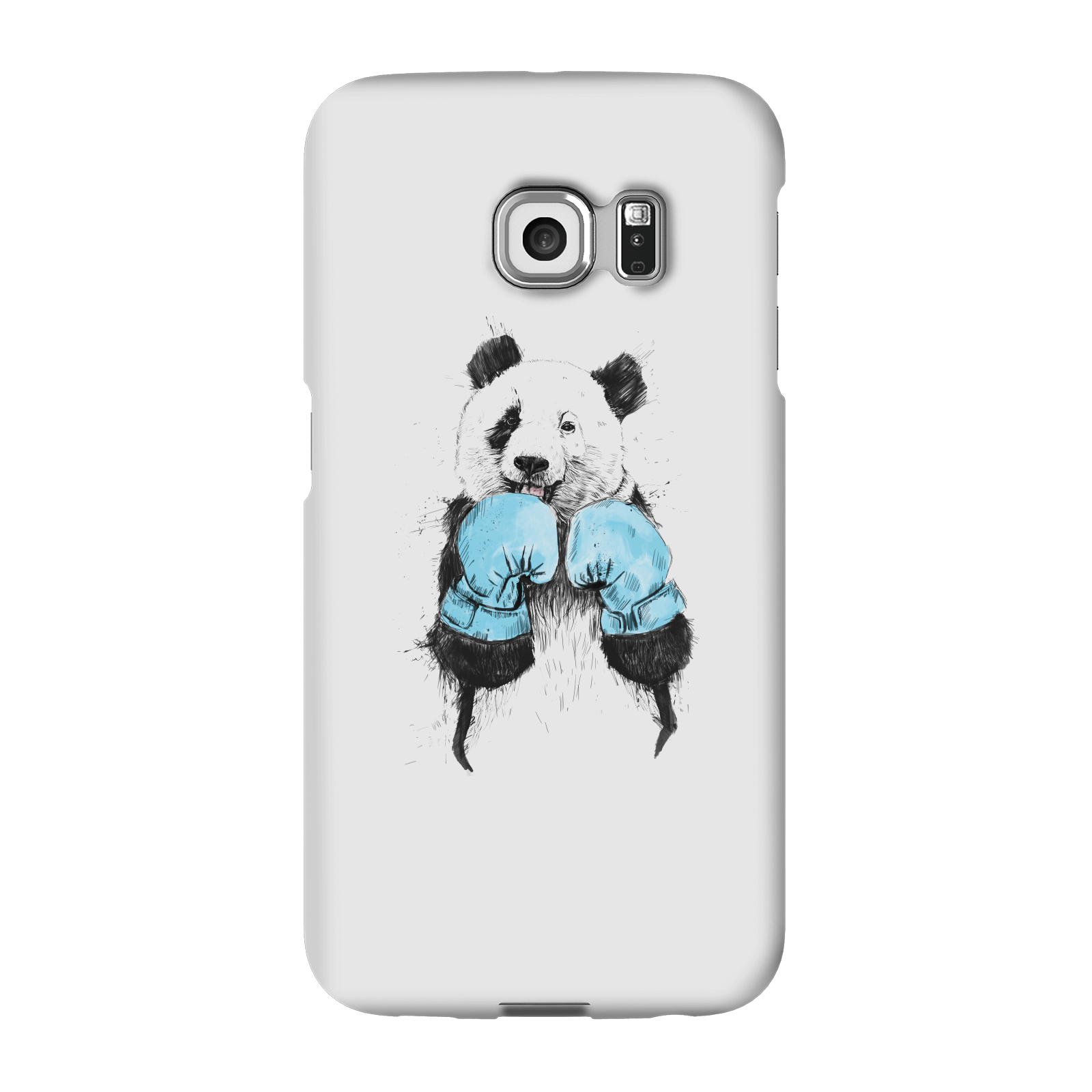Balazs Solti Boxing Panda Phone Case for iPhone and Android - Samsung S6 Edge - Snap Case - Gloss