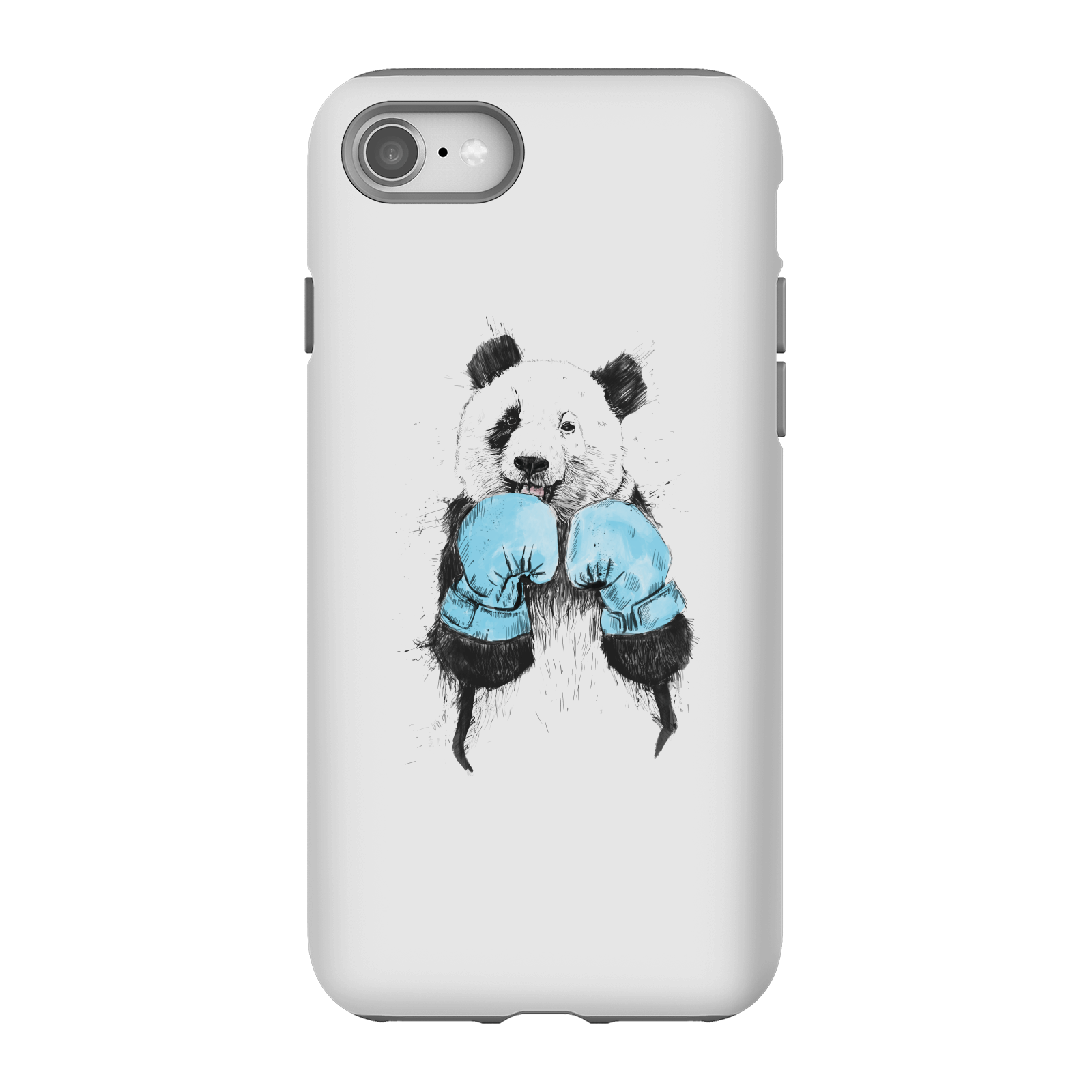 Balazs Solti Boxing Panda Phone Case for iPhone and Android - iPhone 8 - Tough Case - Gloss