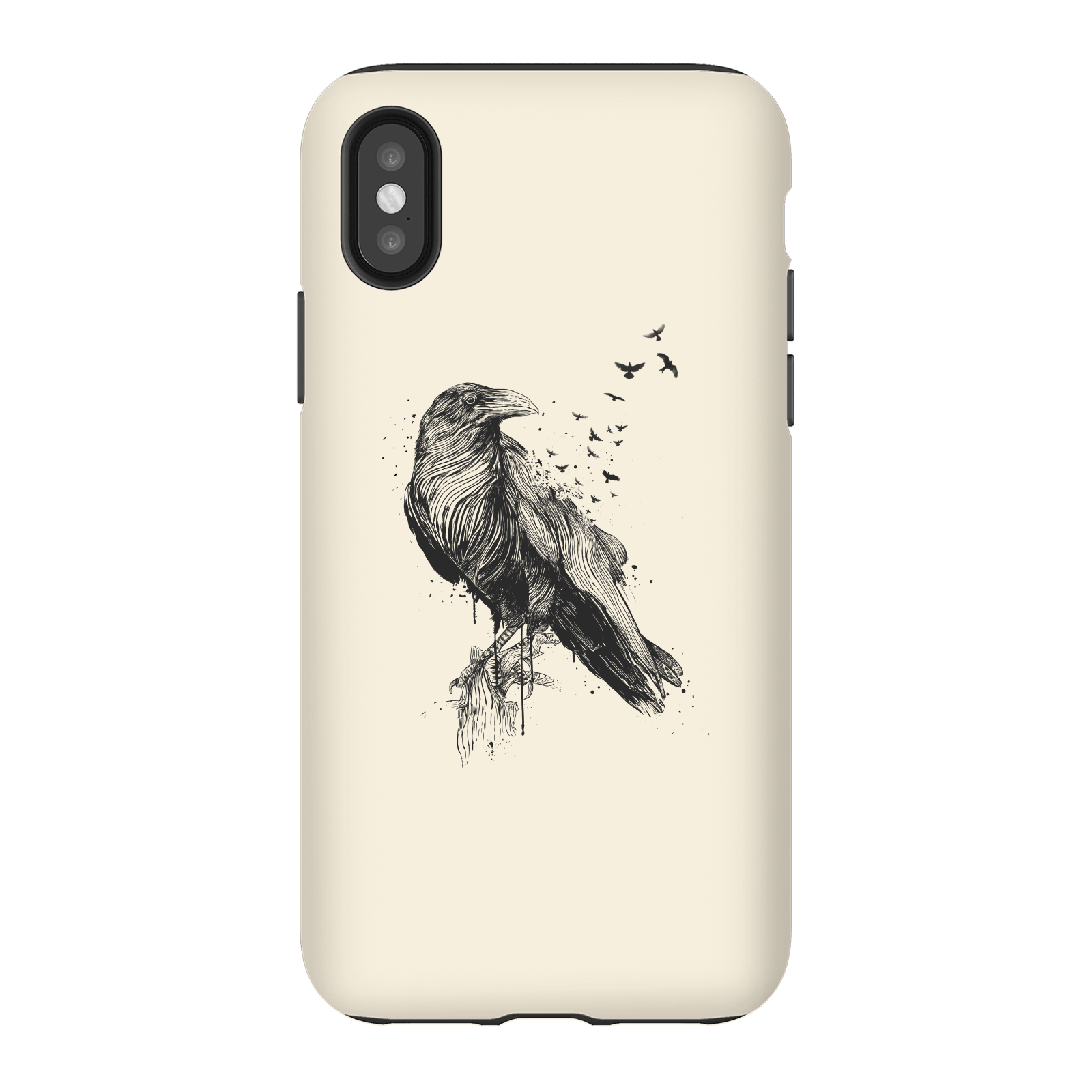 Balazs Solti Birds Flying Phone Case for iPhone and Android - iPhone X - Tough Case - Gloss