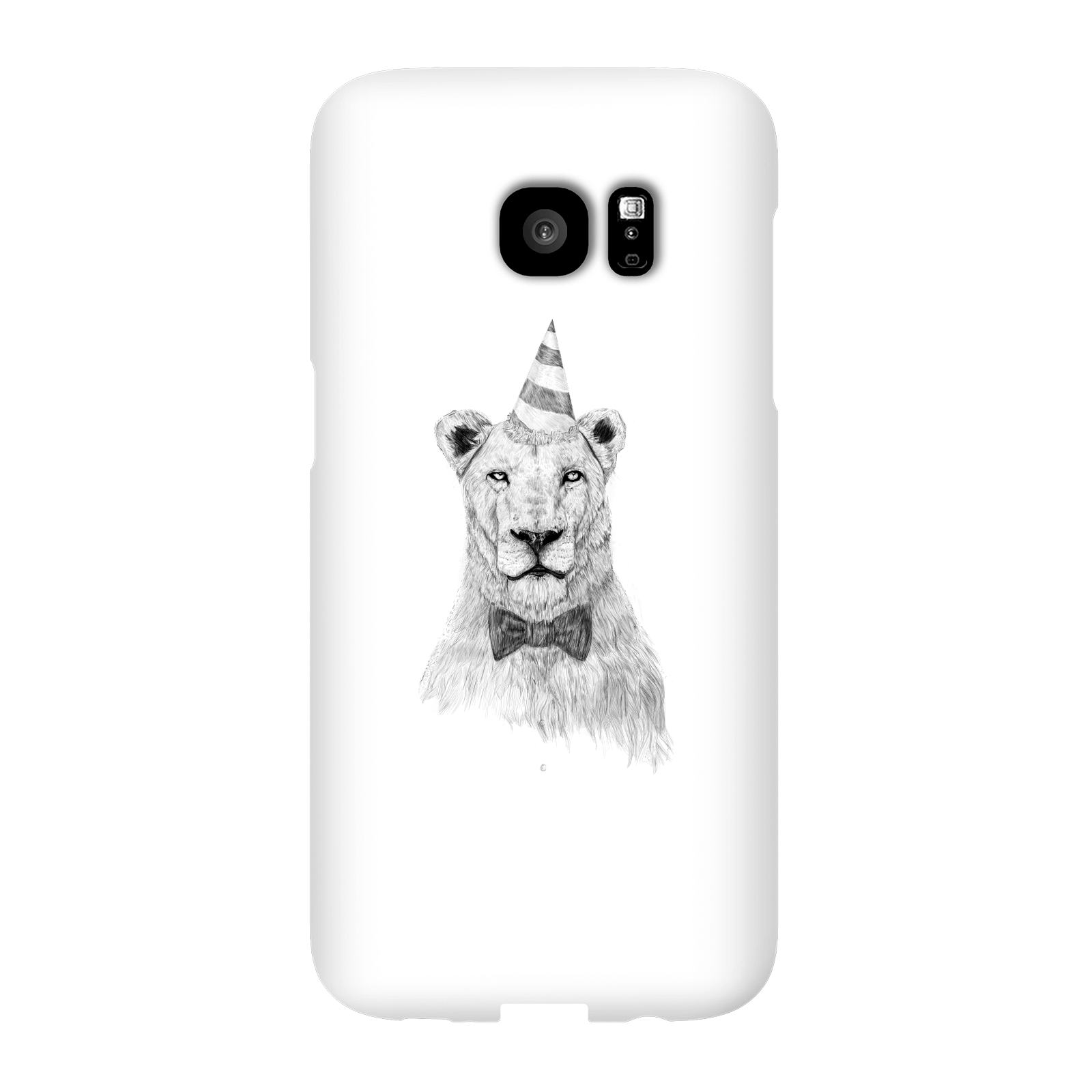 Balazs Solti Party Lion Phone Case for iPhone and Android - Samsung S7 Edge - Snap Case - Matte