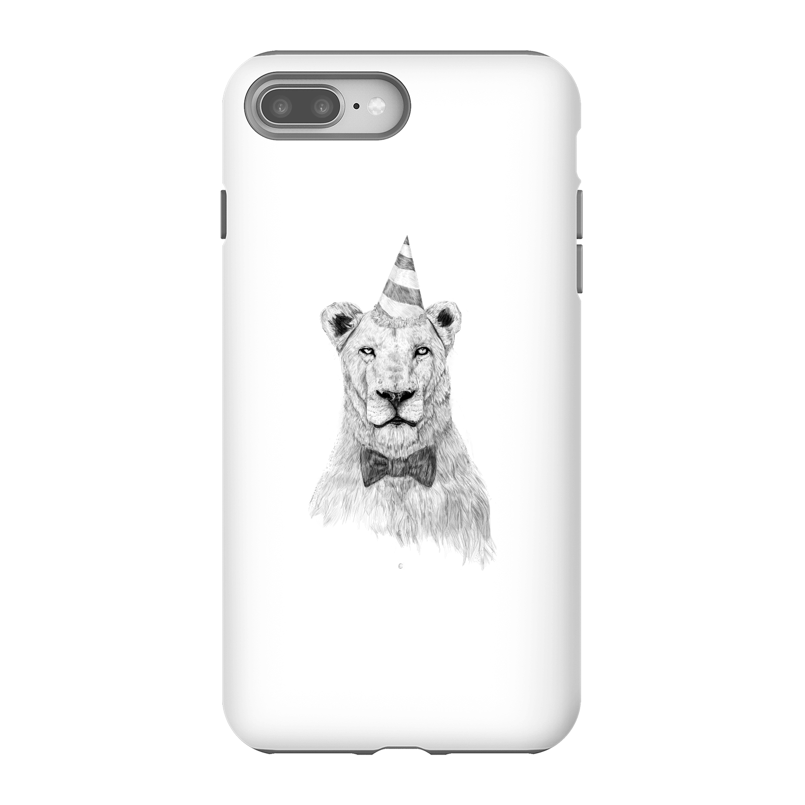 Balazs Solti Party Lion Phone Case for iPhone and Android - iPhone 8 Plus - Tough Case - Gloss