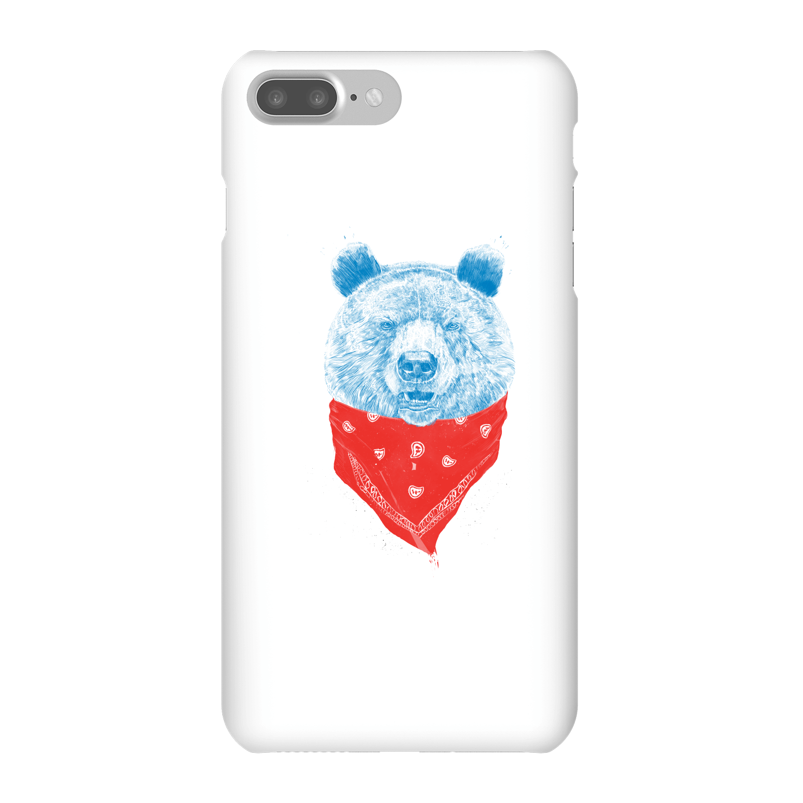Balazs Solti Bandana Panda Phone Case for iPhone and Android - iPhone 7 Plus - Snap Case - Gloss
