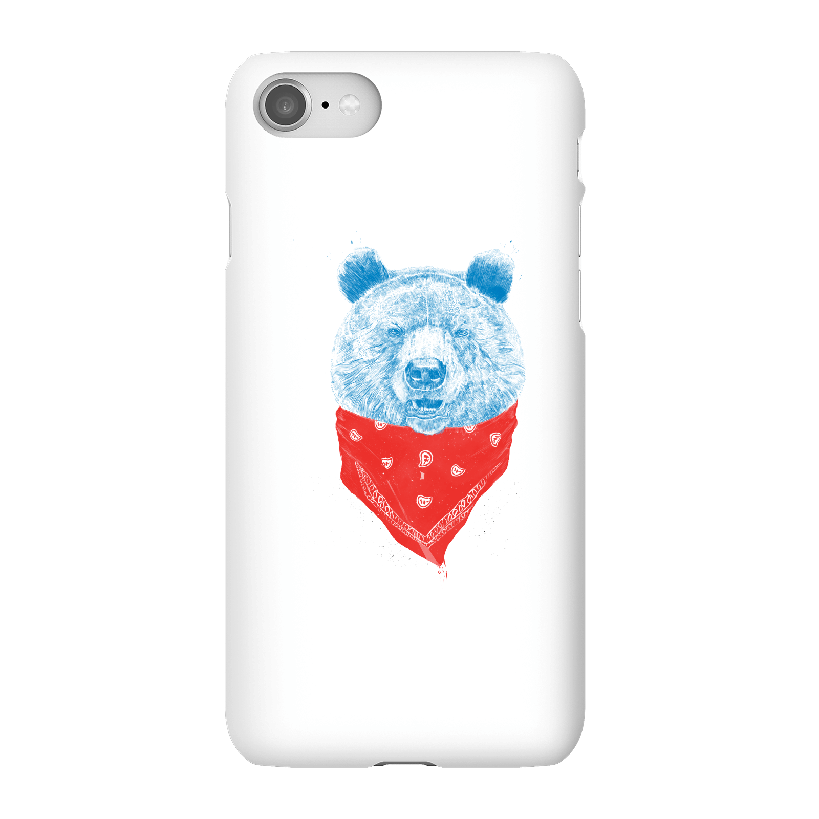 Balazs Solti Bandana Panda Phone Case for iPhone and Android - iPhone 8 - Snap Case - Gloss
