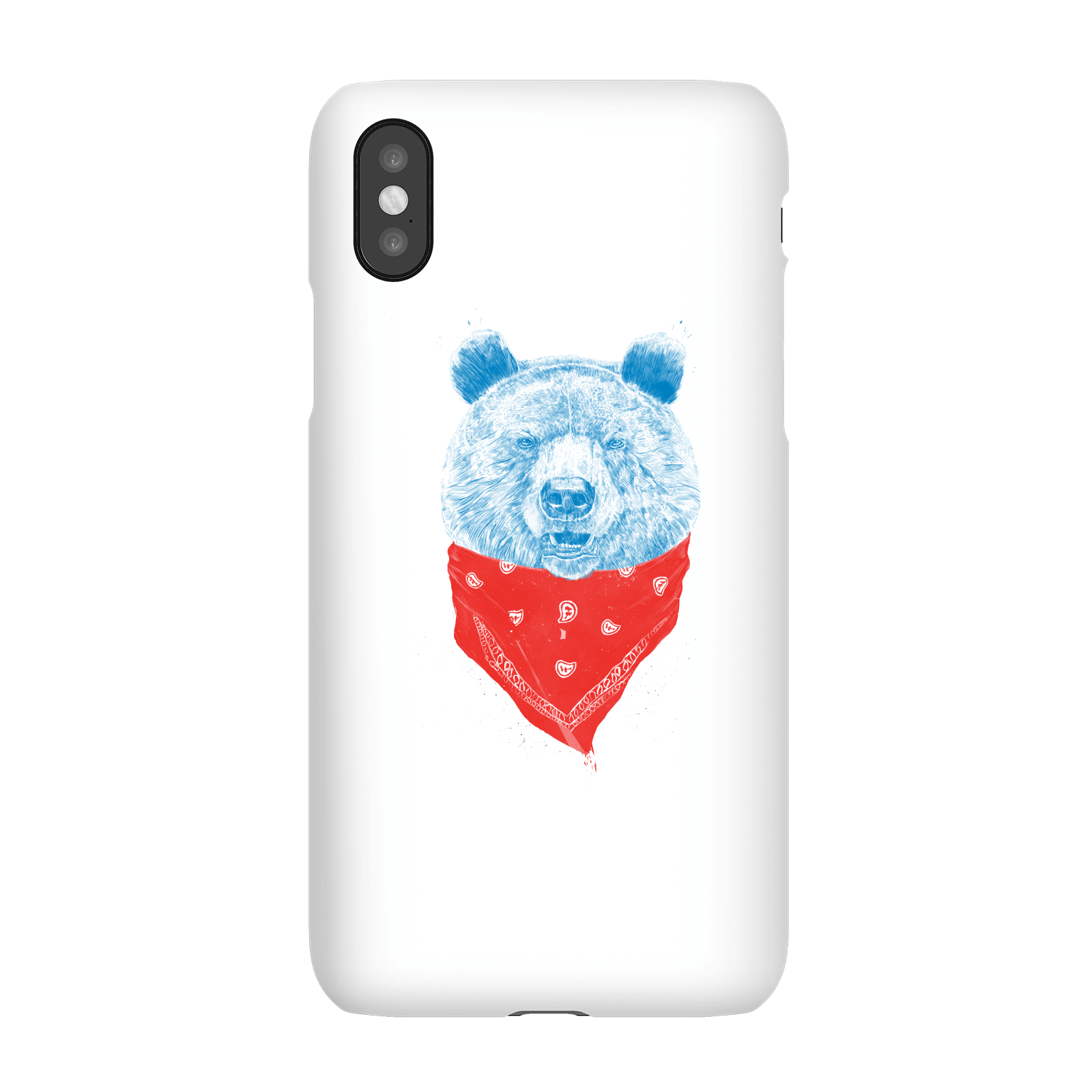 Balazs Solti Bandana Panda Phone Case for iPhone and Android - iPhone X - Snap Case - Gloss