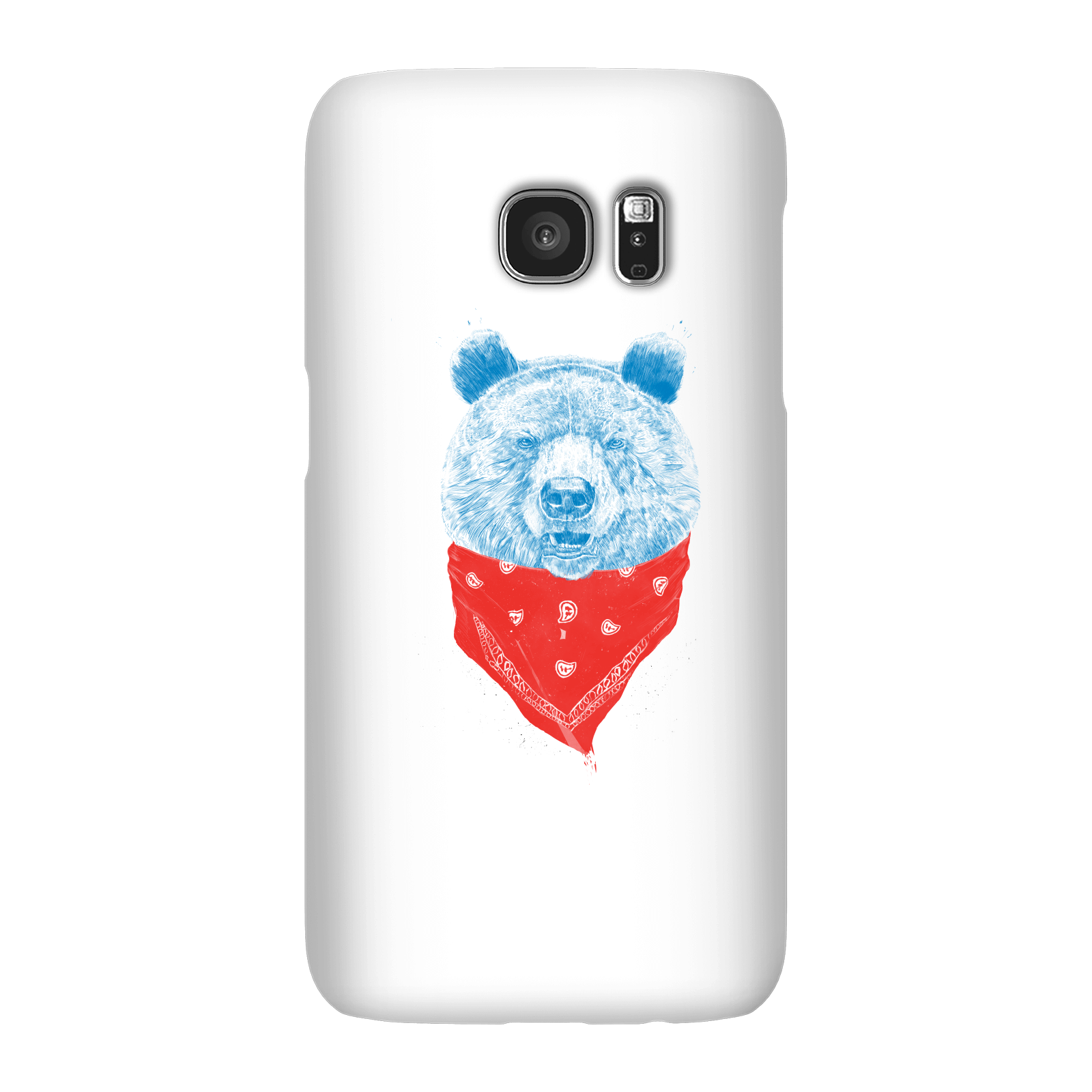 Balazs Solti Bandana Panda Phone Case for iPhone and Android - Samsung S7 - Snap Case - Gloss